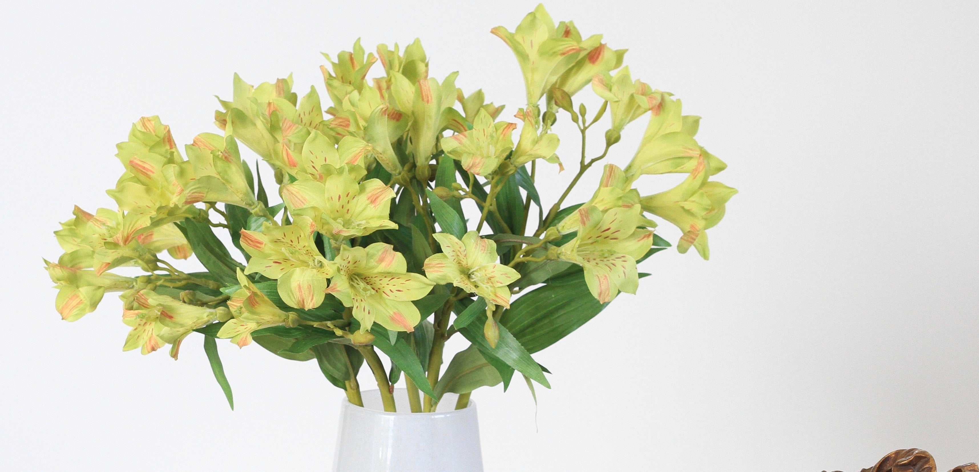 Luxury Fabric Silk Lilies Alstromeria from The Faux Flower Company
