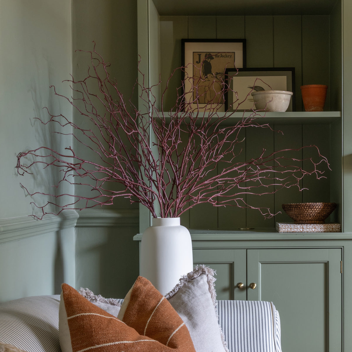 Artificial Brown Willow Branch