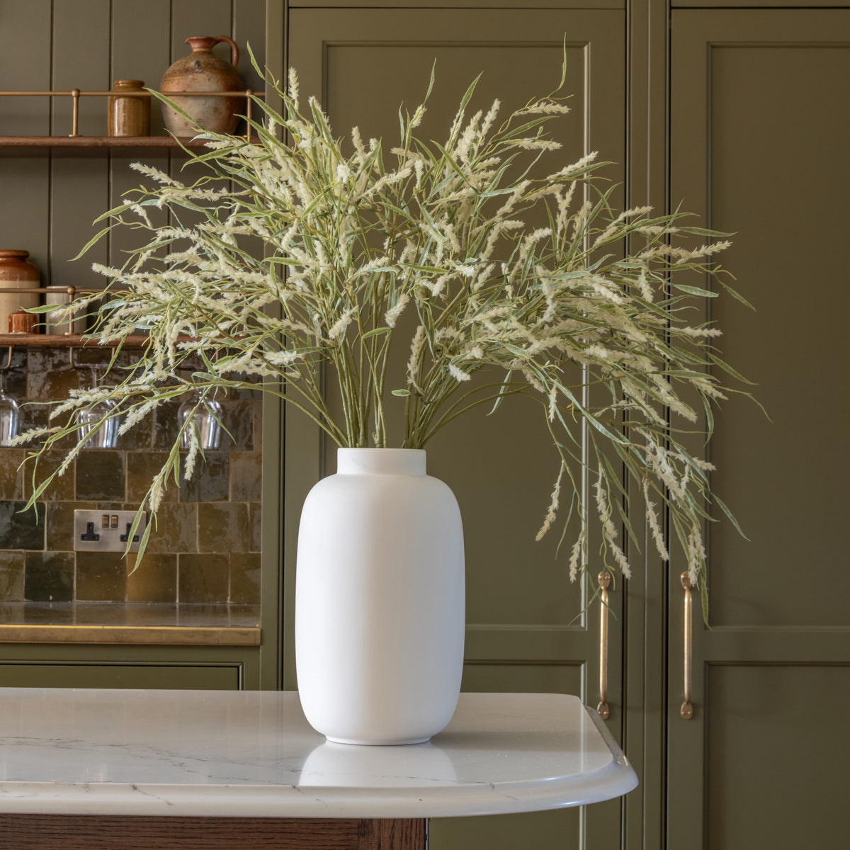 Artificial Green Tall Foxtail Grass
