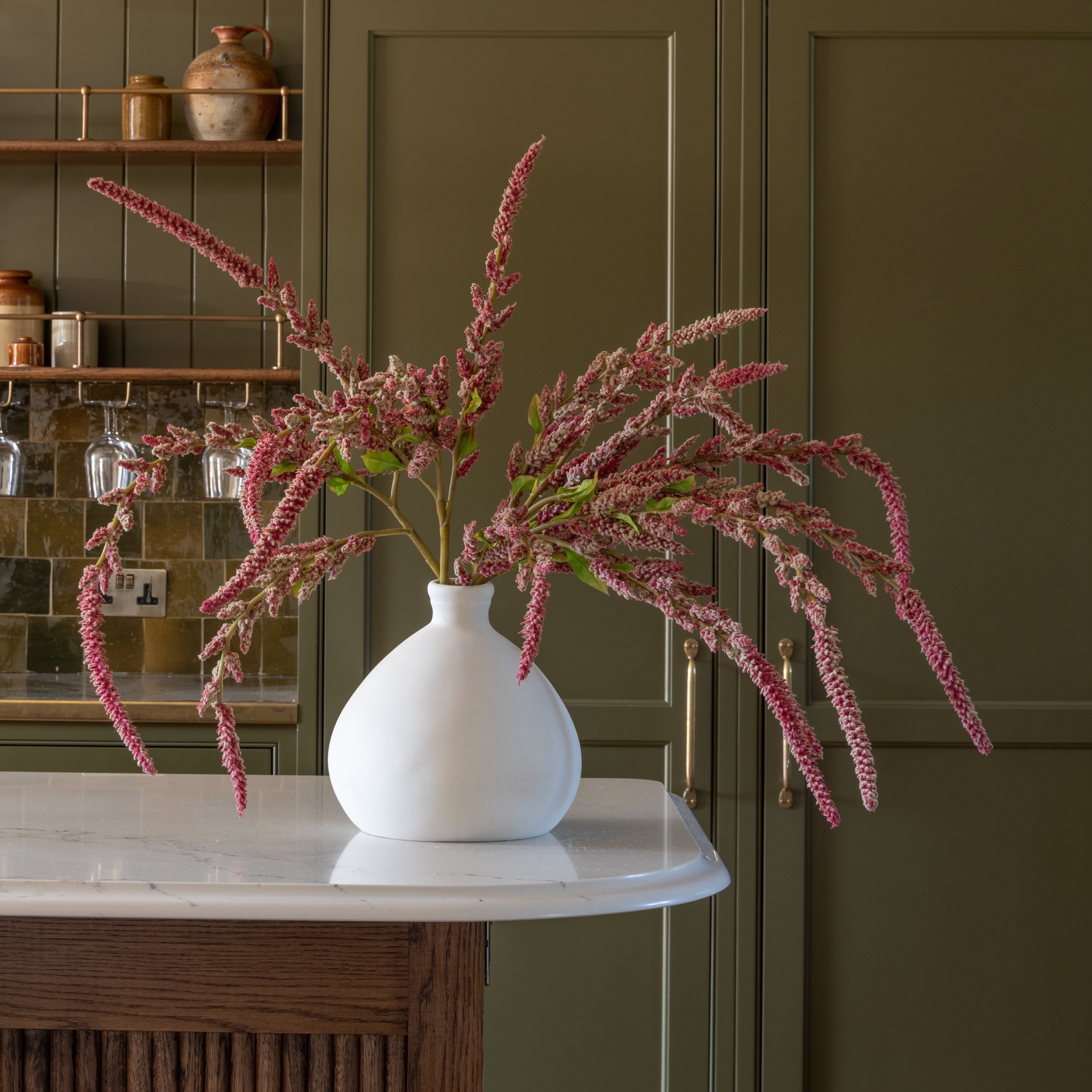 Artificial Deep Pink Amaranthus