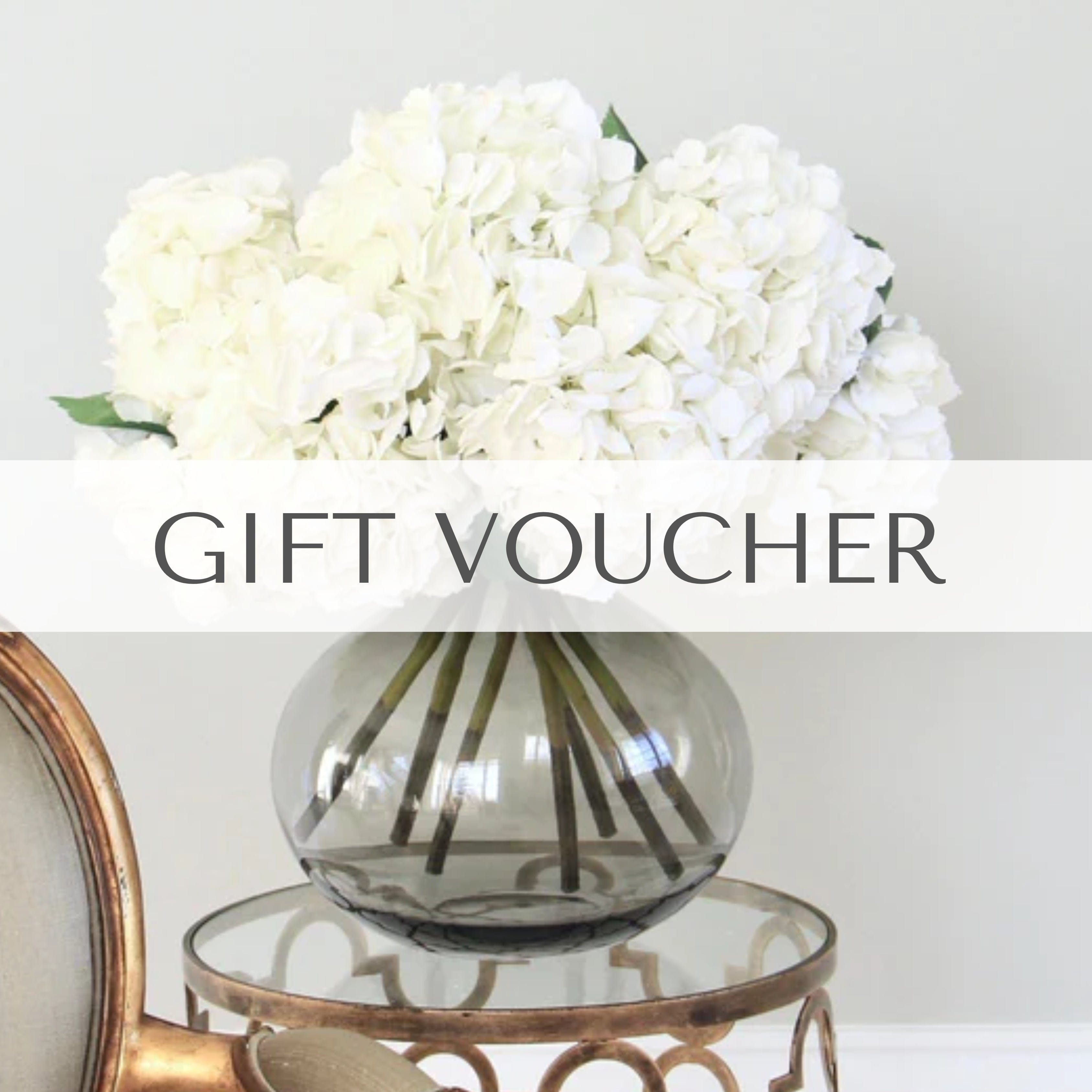 Gift voucher for the most realistic artificial flowers and plants The Faux Flower Company