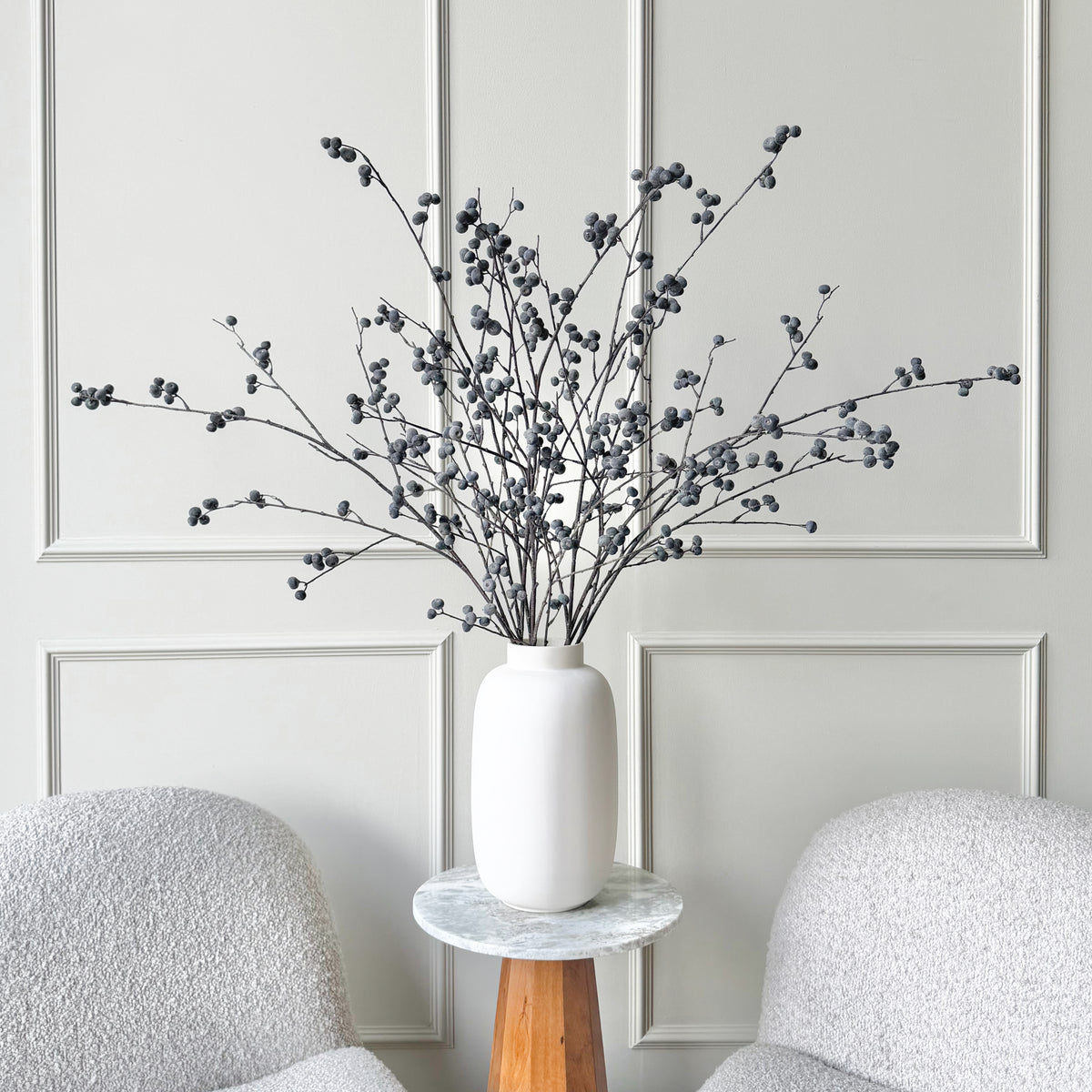 Artificial Blueberry Branch