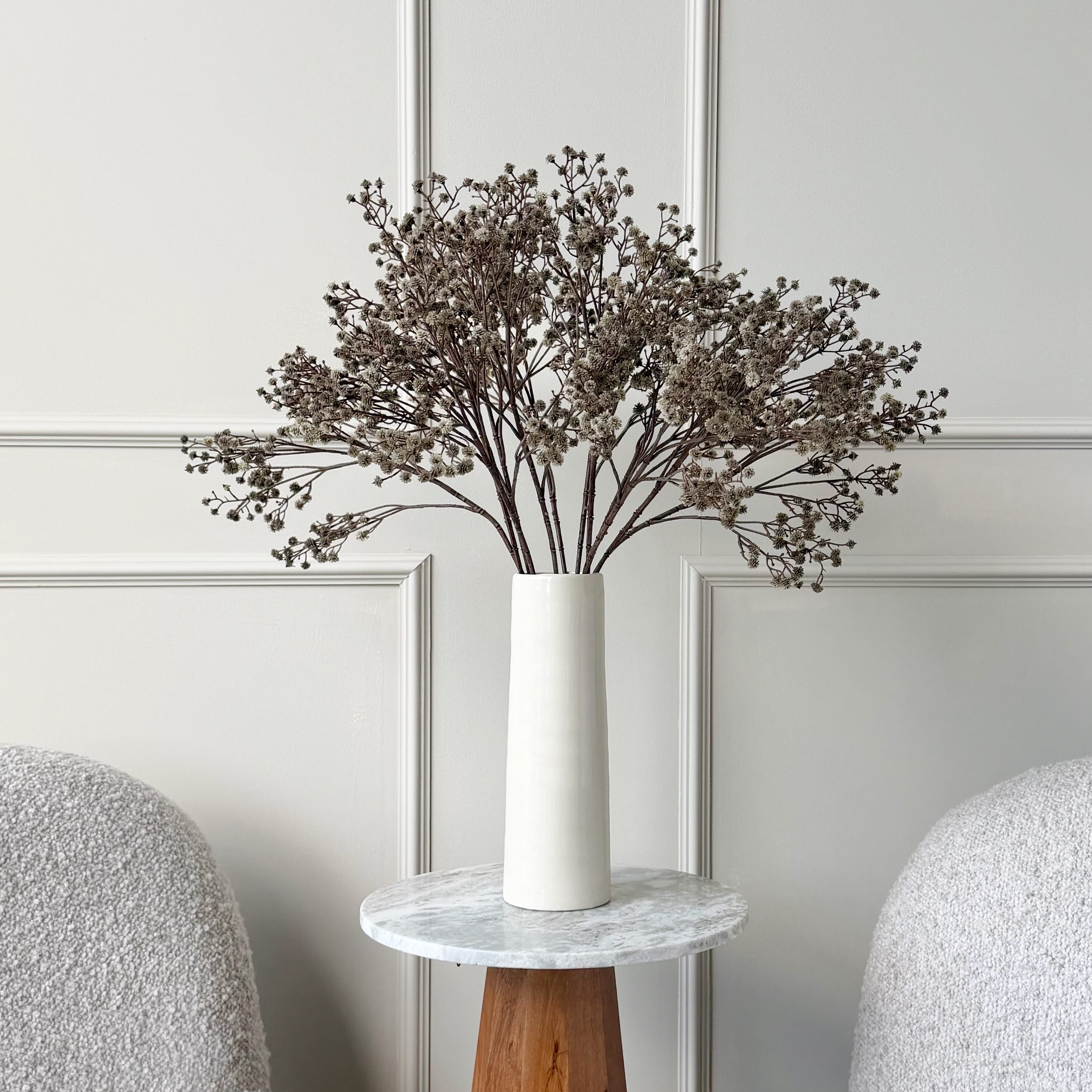 Realistic Artificial Brown Gypsophilia Spray ABX2523BR by The Faux Flower Company