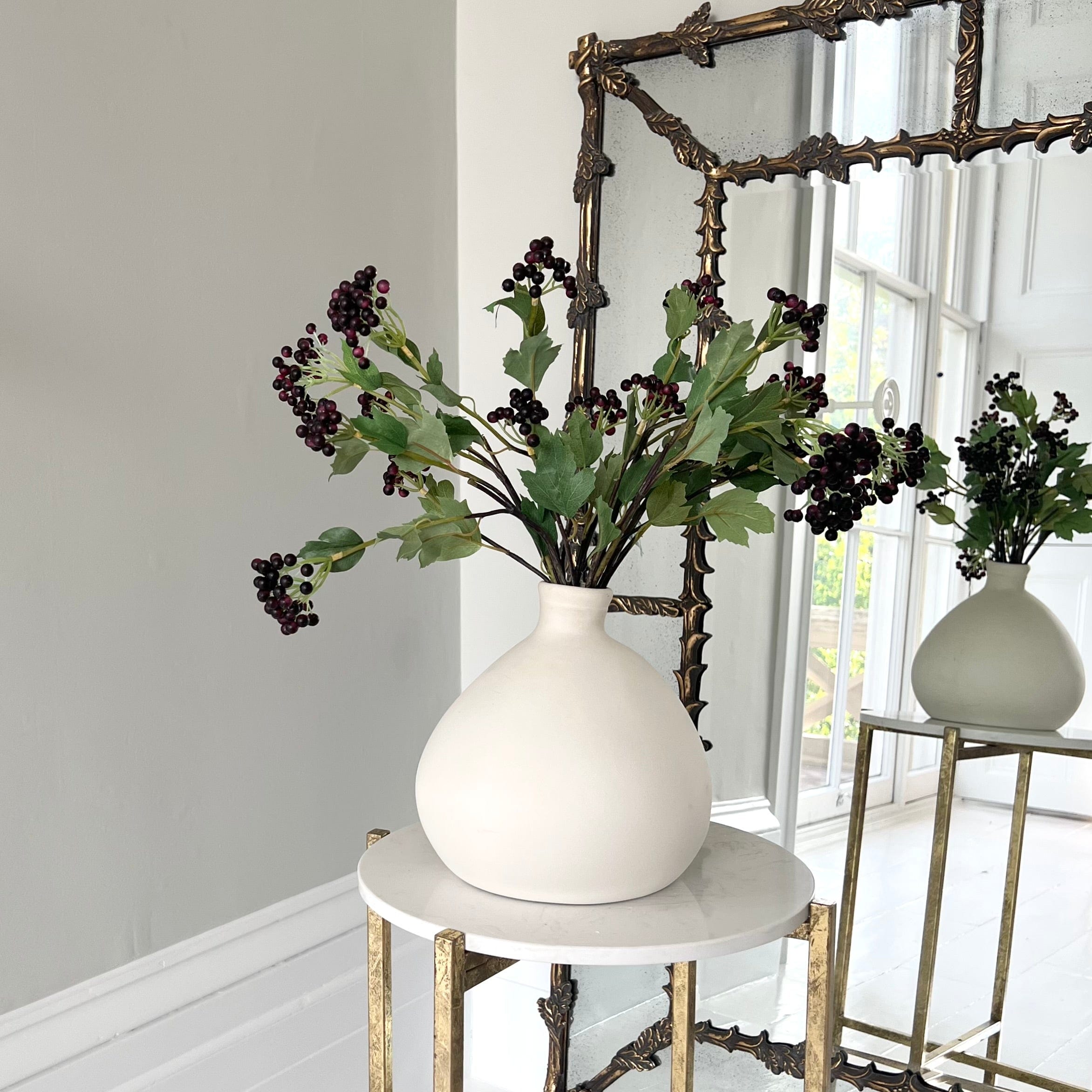 Artificial flowers luxury lifelike faux Artificial Black Berries realistic silk single stems buy online from The Faux Flower Company