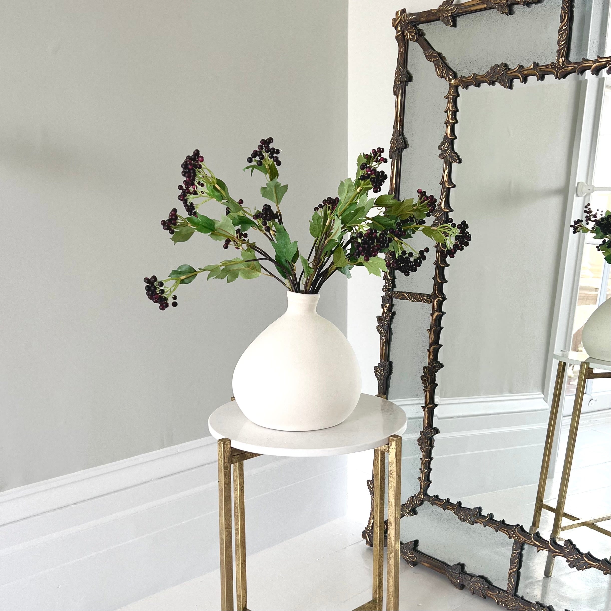 Artificial flowers luxury lifelike faux Artificial Black Berries realistic silk single stems buy online from The Faux Flower Company