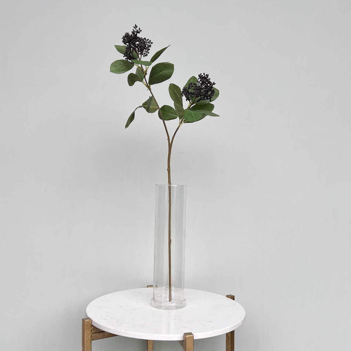 Realistic Artificial Black Seed Pod ABX0608GR by The Faux Flower Company