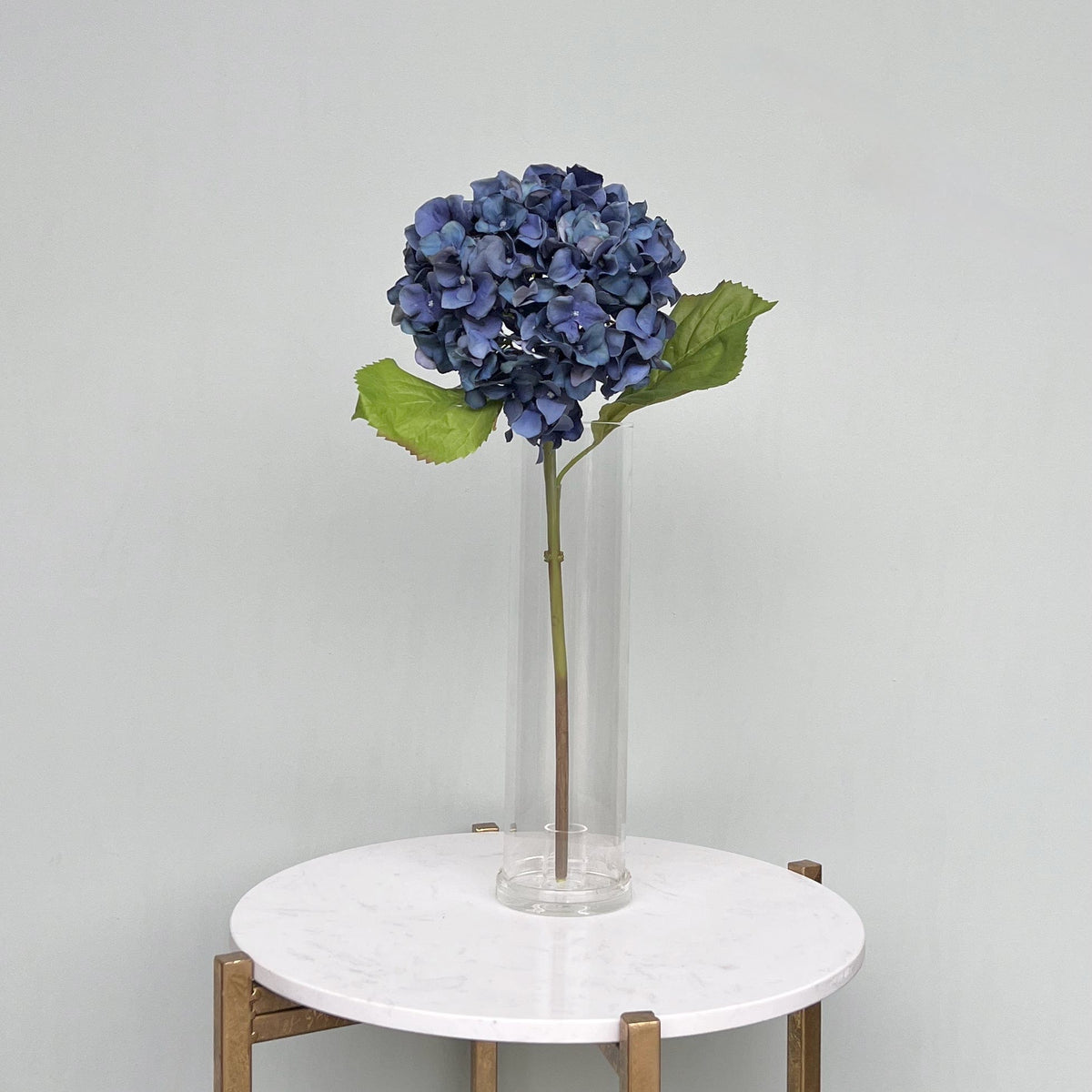 Realistic Artificial Blue Dried Hydrangea ABY5070BL by The Faux Flower Company