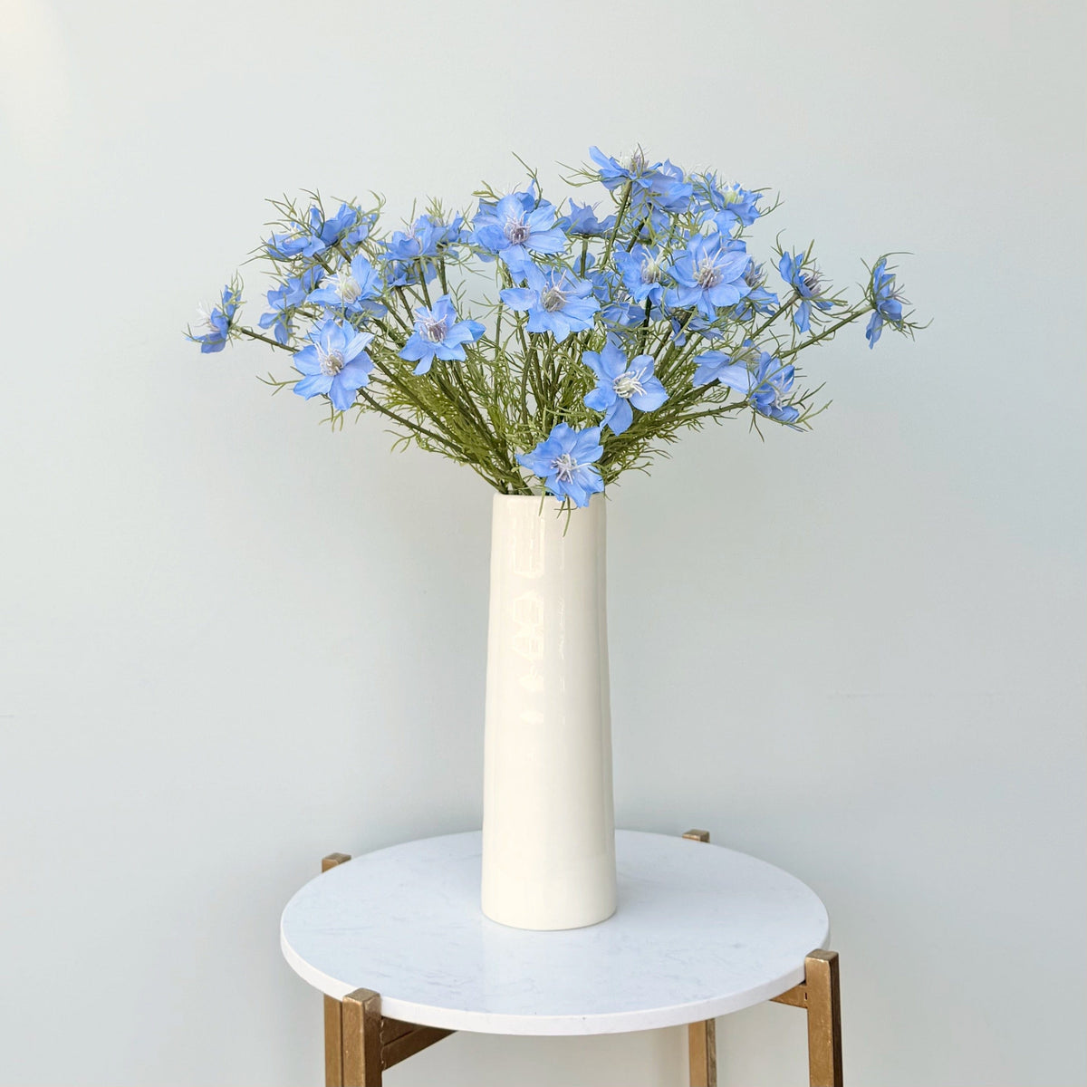 Realistic Artificial Blue Nigella Spray ABX4581BL by The Faux Flower Company