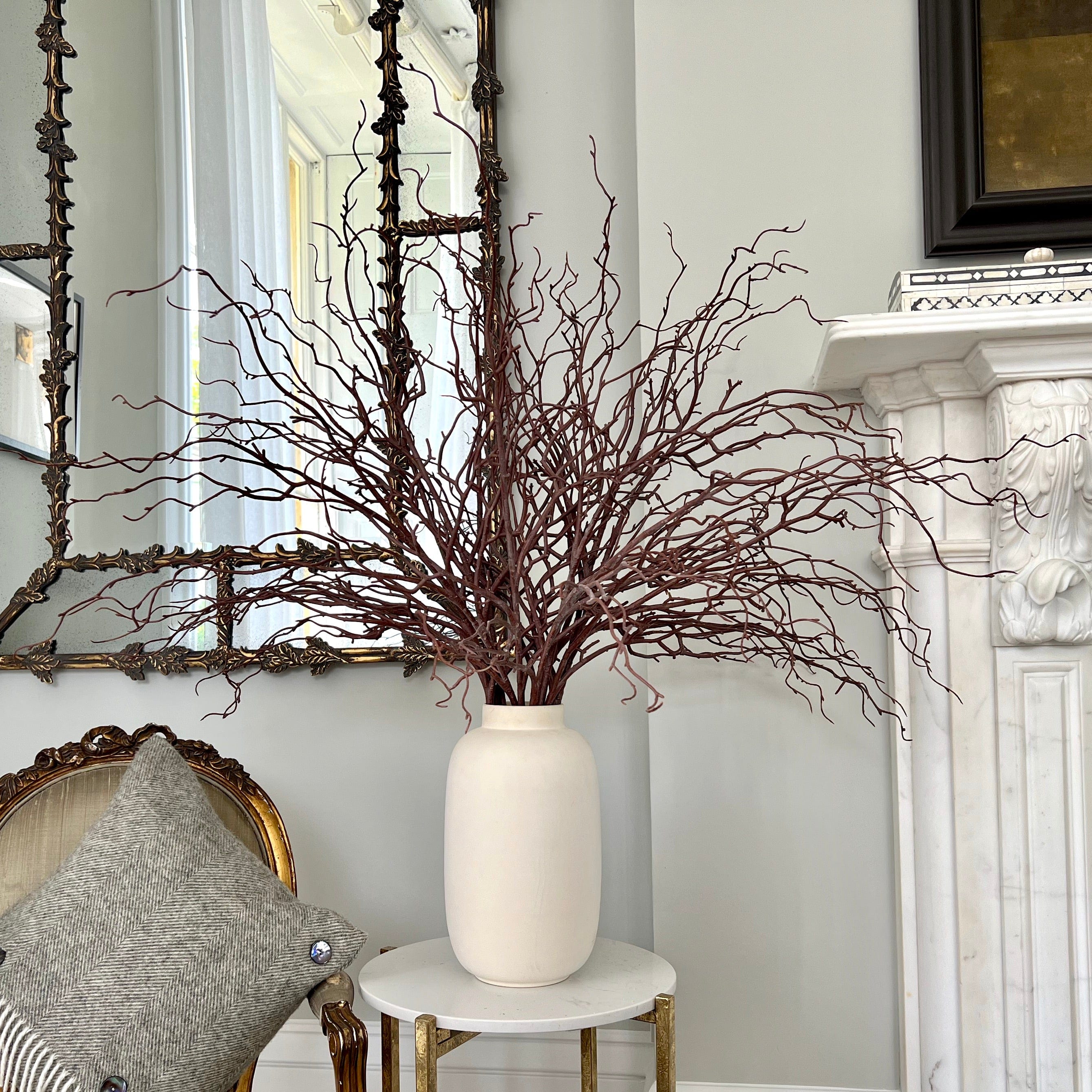 Artificial flowers luxury lifelike faux Artificial Brown Willow Branch realistic silk single stems buy online from The Faux Flower Company