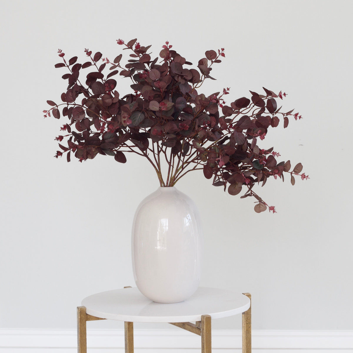 Realistic Artificial Burgundy Eucalyptus ABZ0076BD by The Faux Flower Company