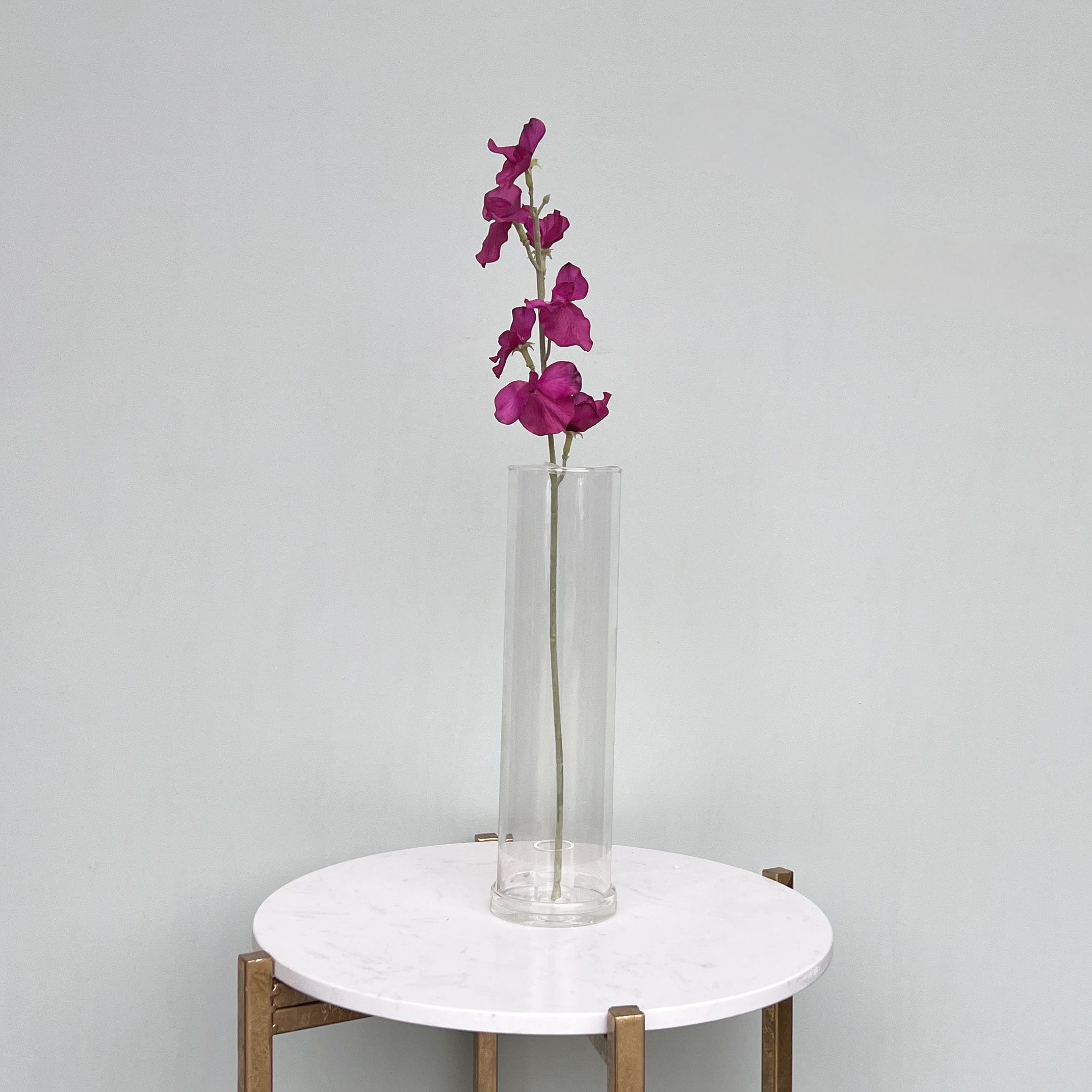 Artificial flowers luxury lifelike faux Artificial Deep Pink Sweet Pea realistic silk single stems buy online from The Faux Flower Company ABX3574PKD