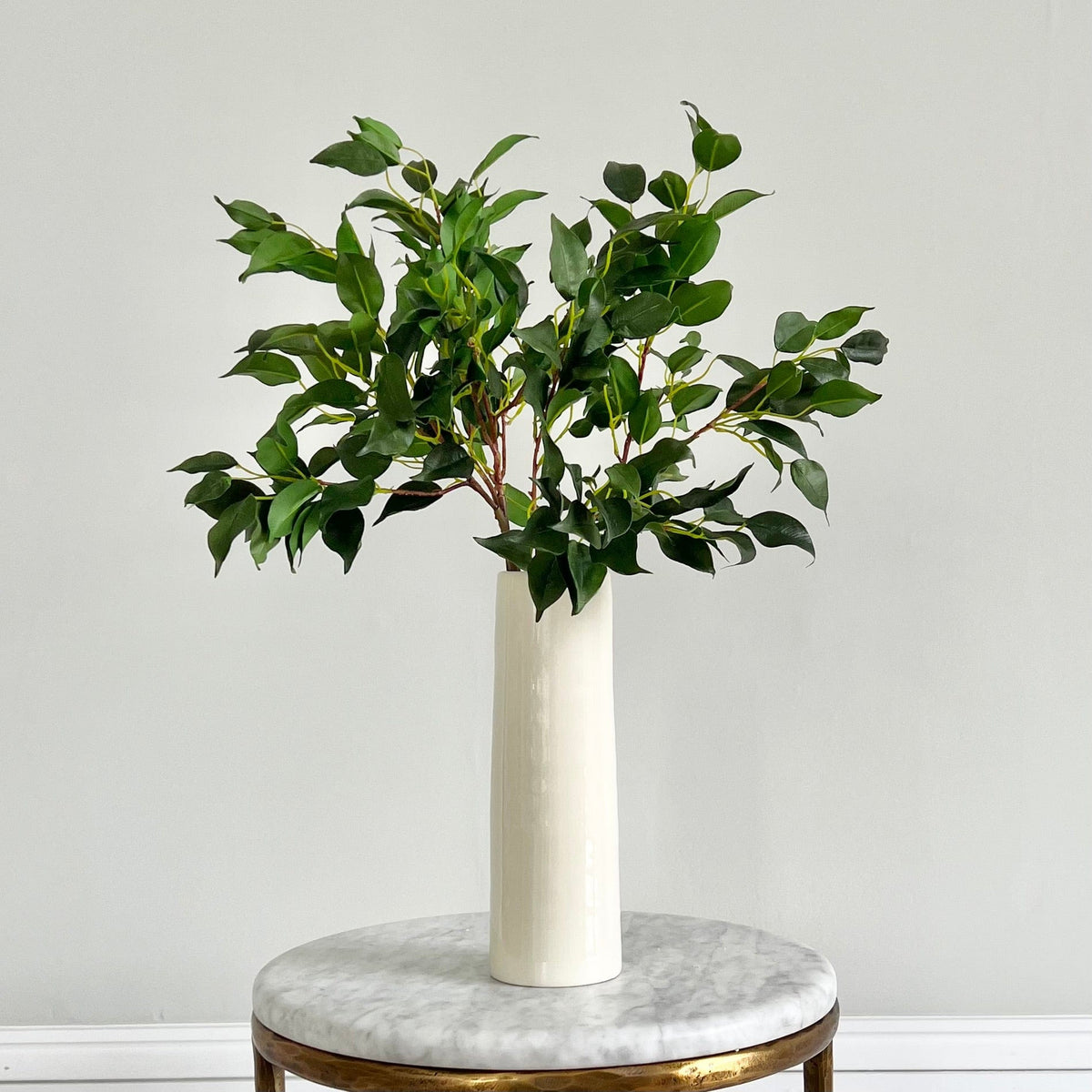 Realistic Artificial Green Ficus Leaves ABY1067GR by The Faux Flower Company