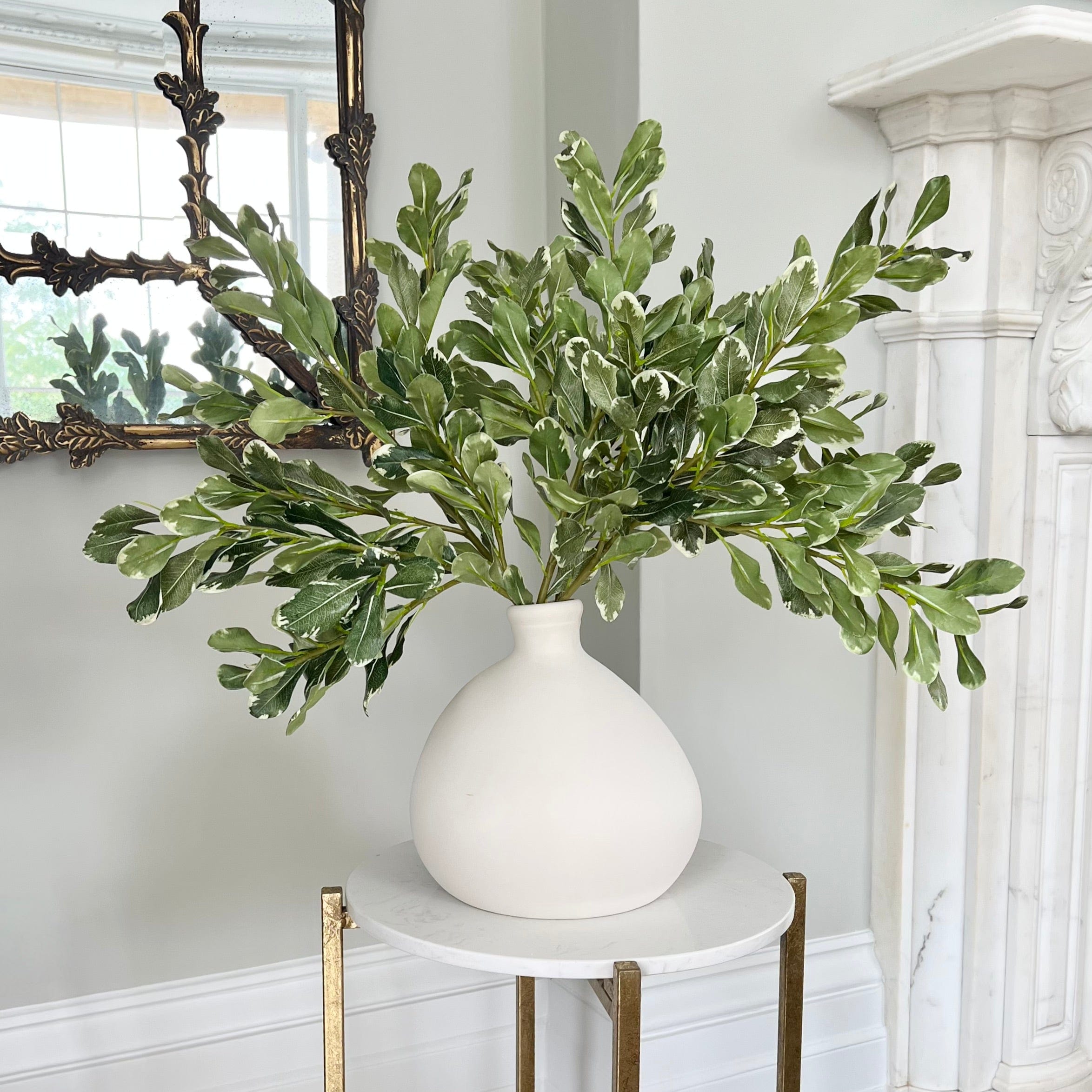 Artificial flowers luxury lifelike faux Artificial Green Pittosporum Leaves realistic silk  single stems buy online from The Faux Flower Company