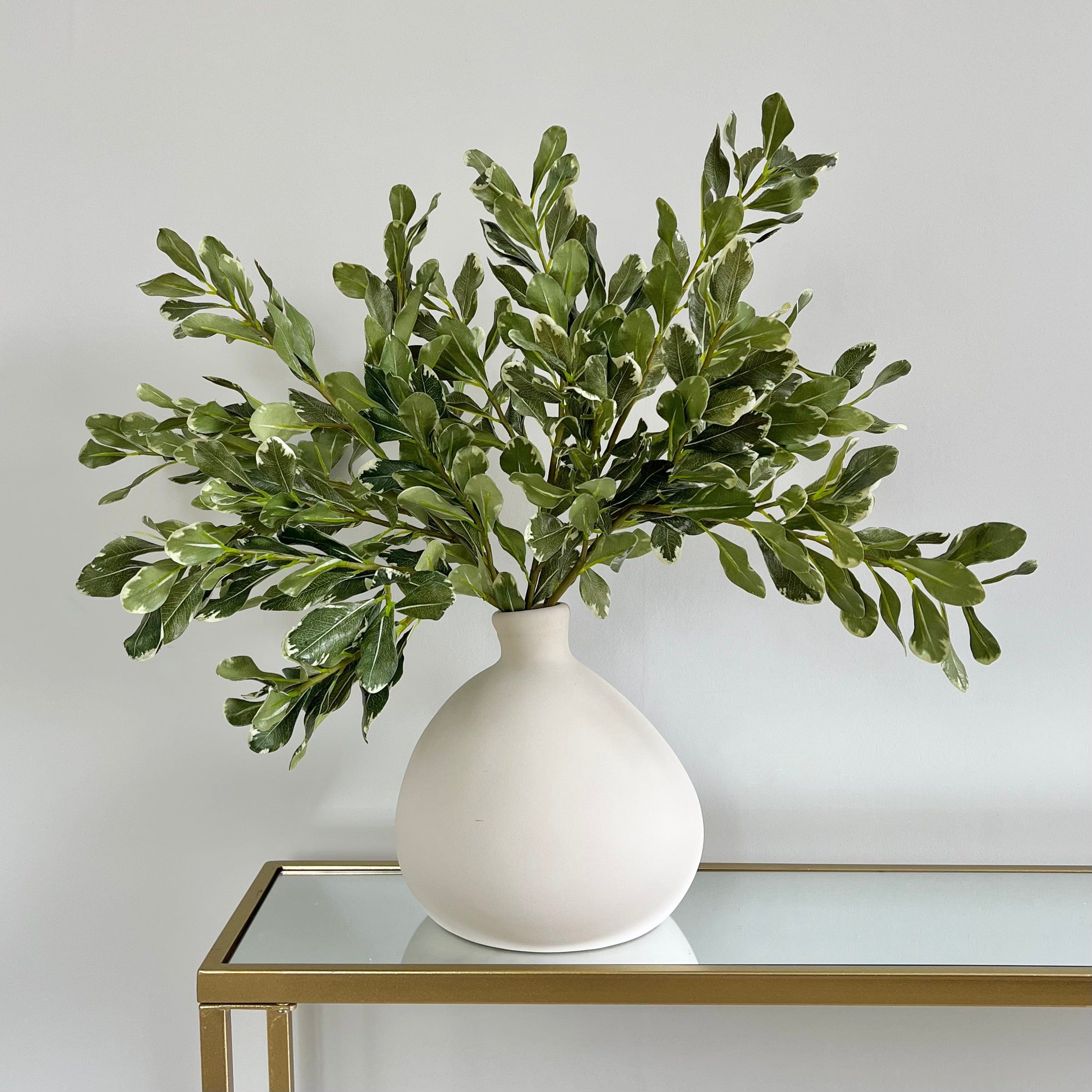 Artificial flowers luxury lifelike faux Artificial Green Pittosporum Leaves realistic silk  single stems buy online from The Faux Flower Company