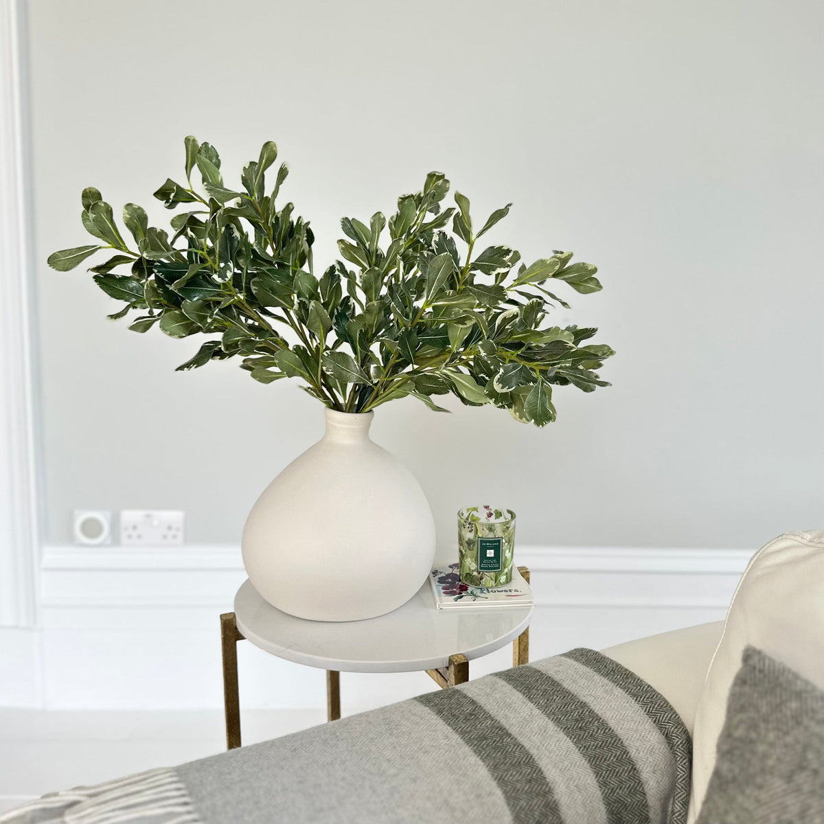 Realistic Artificial Green Pittosporum Leaves ABY1207GR by The Faux Flower Company