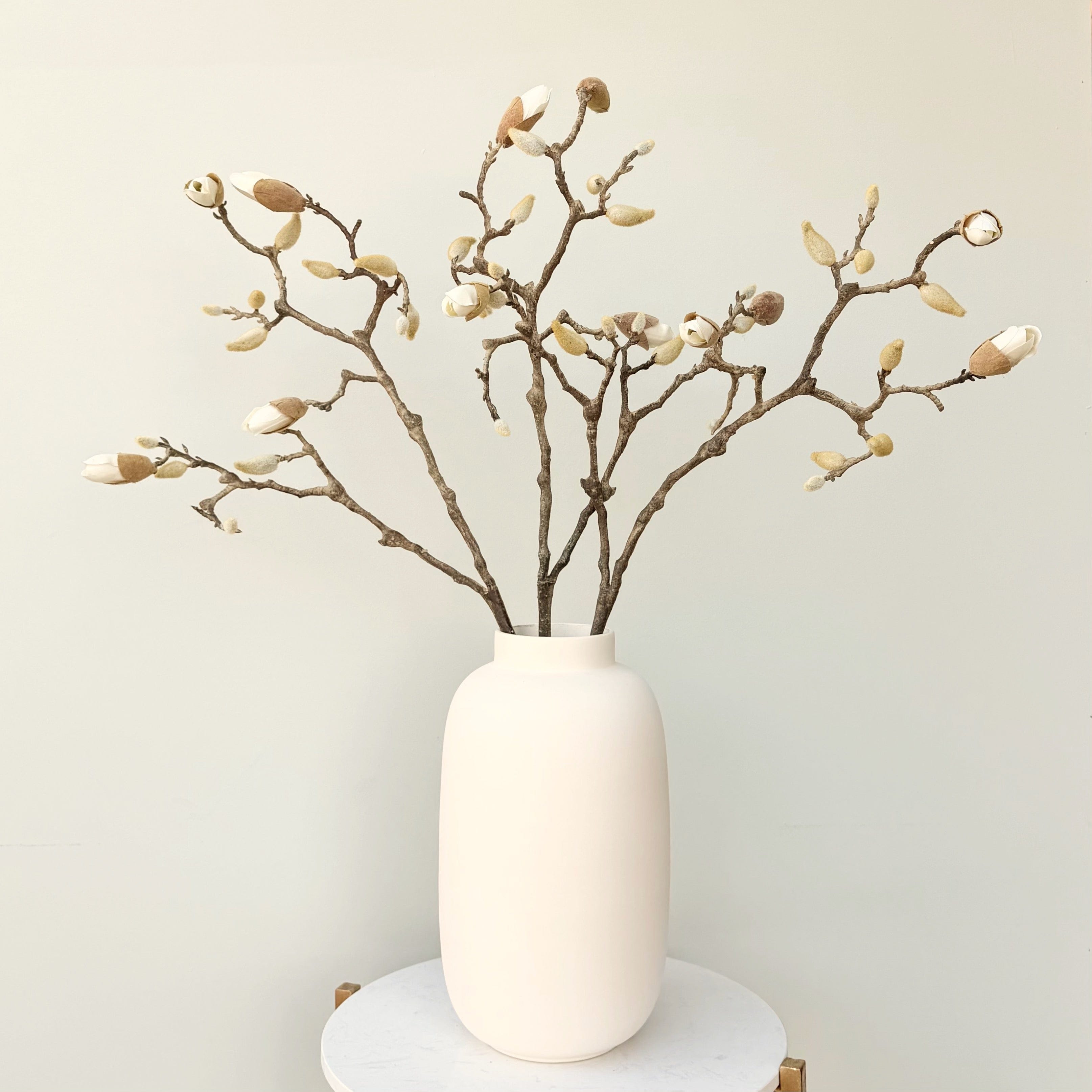 Realistic Artificial Magnolia Branch with Buds ABZ4126BR by The Faux Flower Company