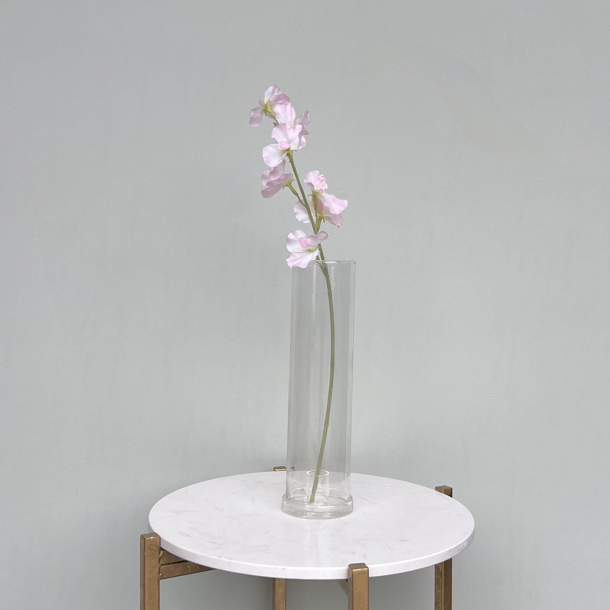 Artificial flowers luxury lifelike faux Artificial Pale Pink Sweet Pea realistic silk single stems buy online from The Faux Flower Company ABX3574PKL