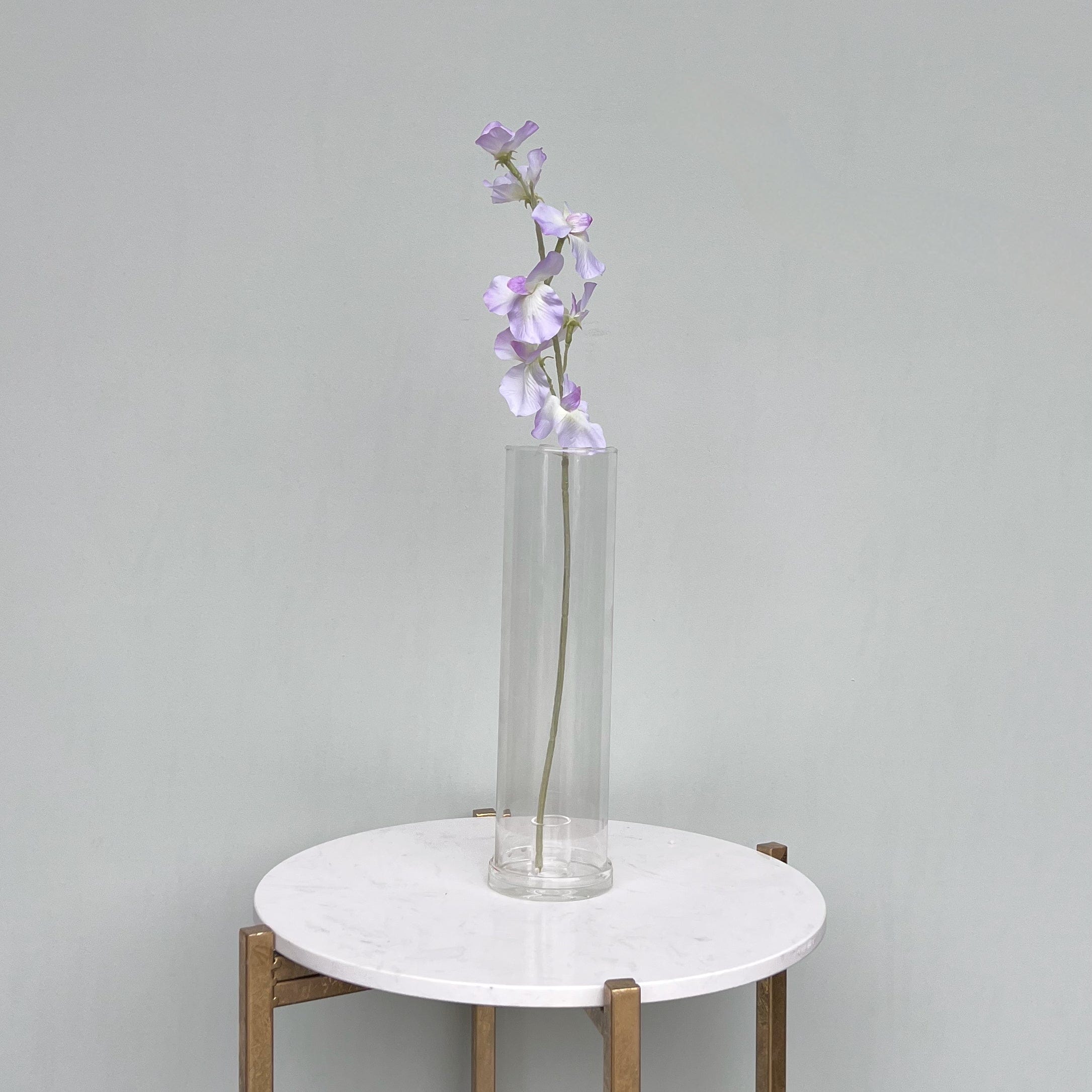 Artificial flowers luxury lifelike faux Artificial Pale Purple Sweet Pea realistic silk single stems buy online from The Faux Flower Company ABX3574LPU