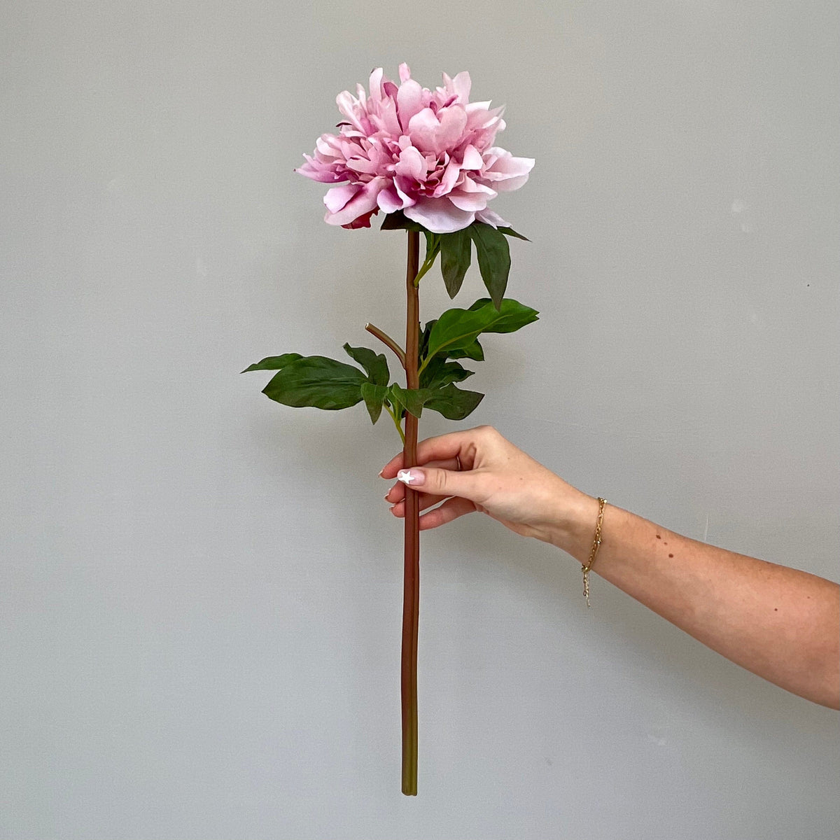 Realistic Artificial Pink Extra Large Peony ABY4046PK by The Faux Flower Company