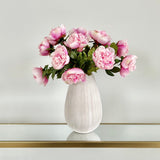 Artificial Pink Open Peony