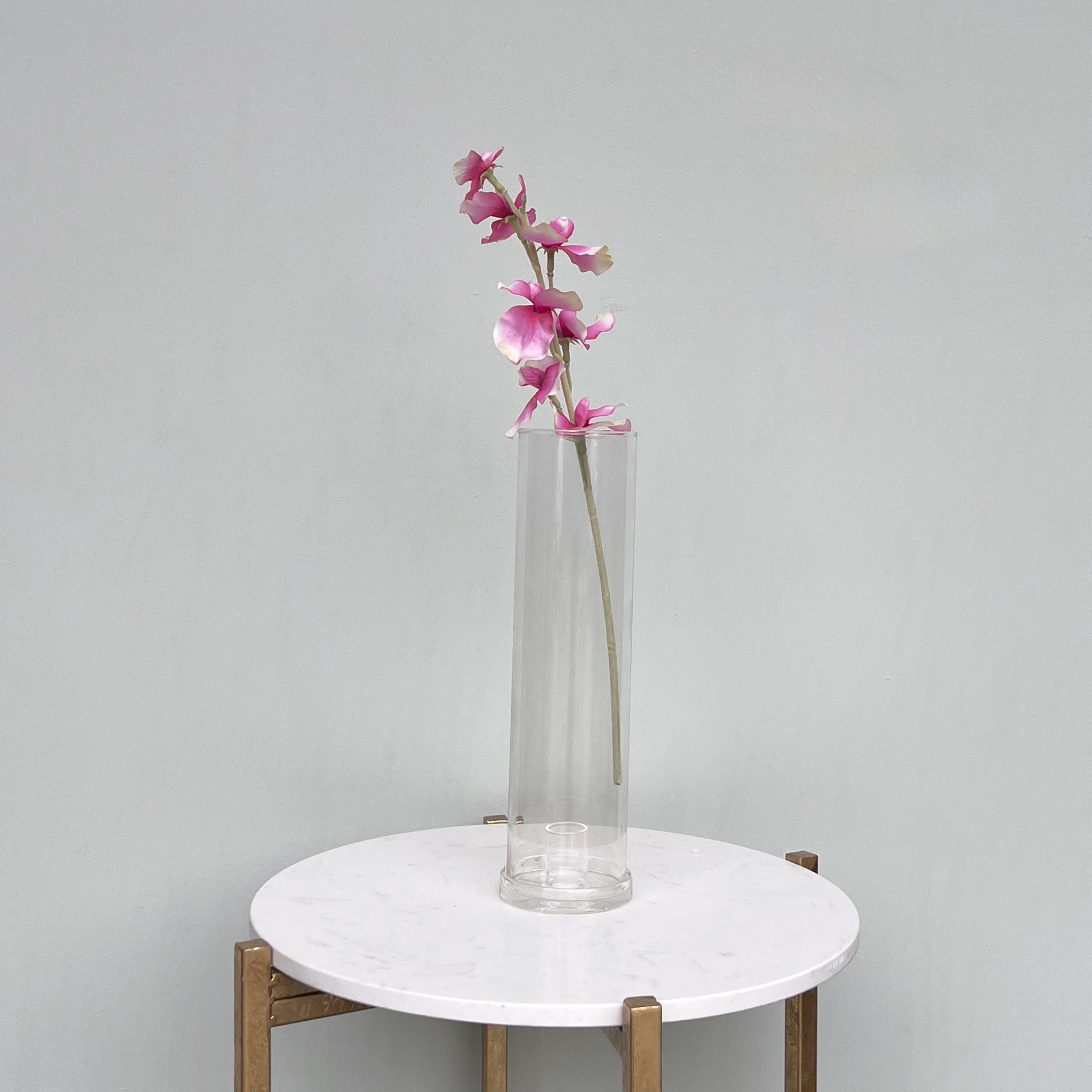 Artificial flowers luxury lifelike faux Artificial Pink Sweet Pea realistic silk single stems buy online from The Faux Flower Company ABX3574PK