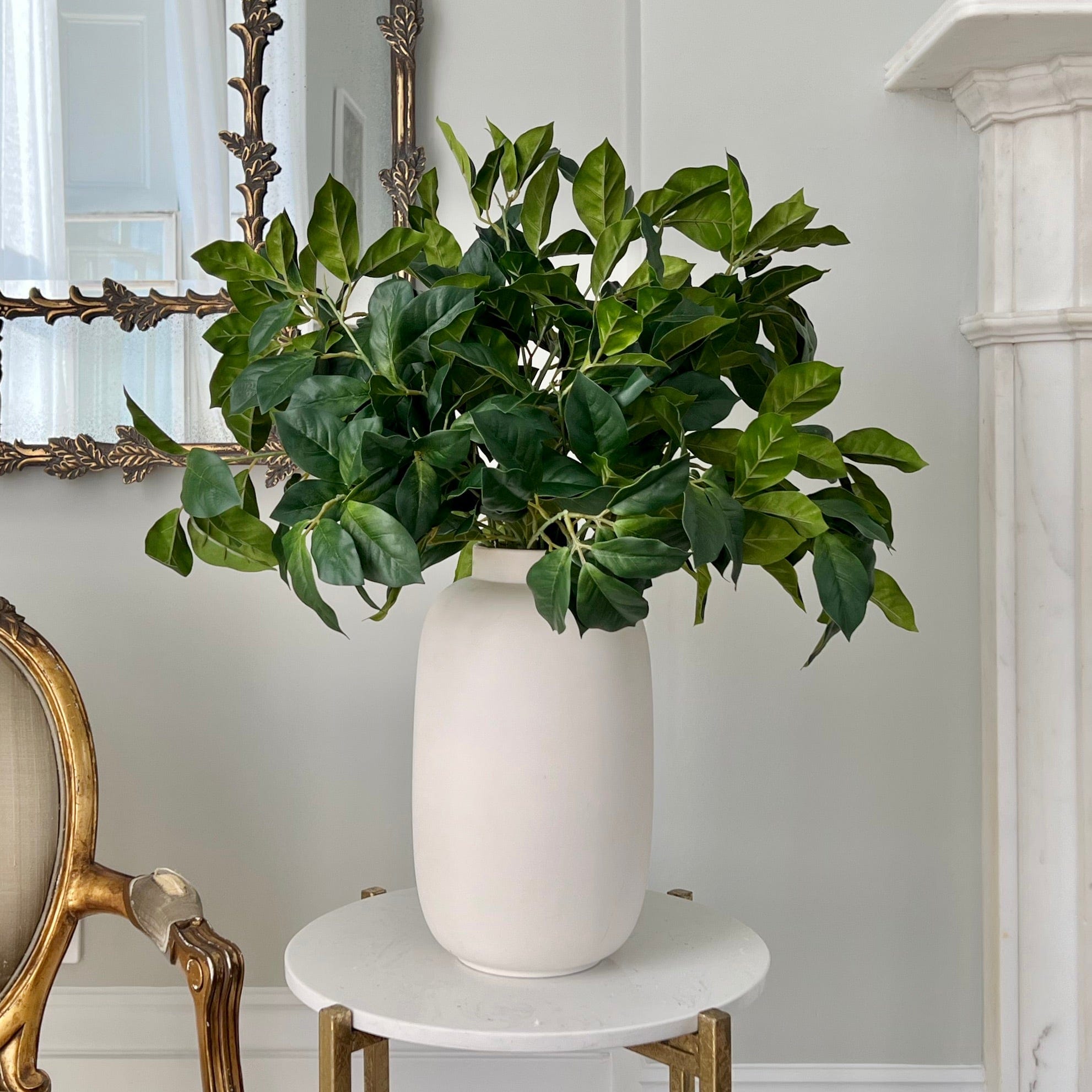 Artificial flowers luxury lifelike faux Artificial Rich Green Foliage Leaves realistic silk single stems buy online from The Faux Flower Company