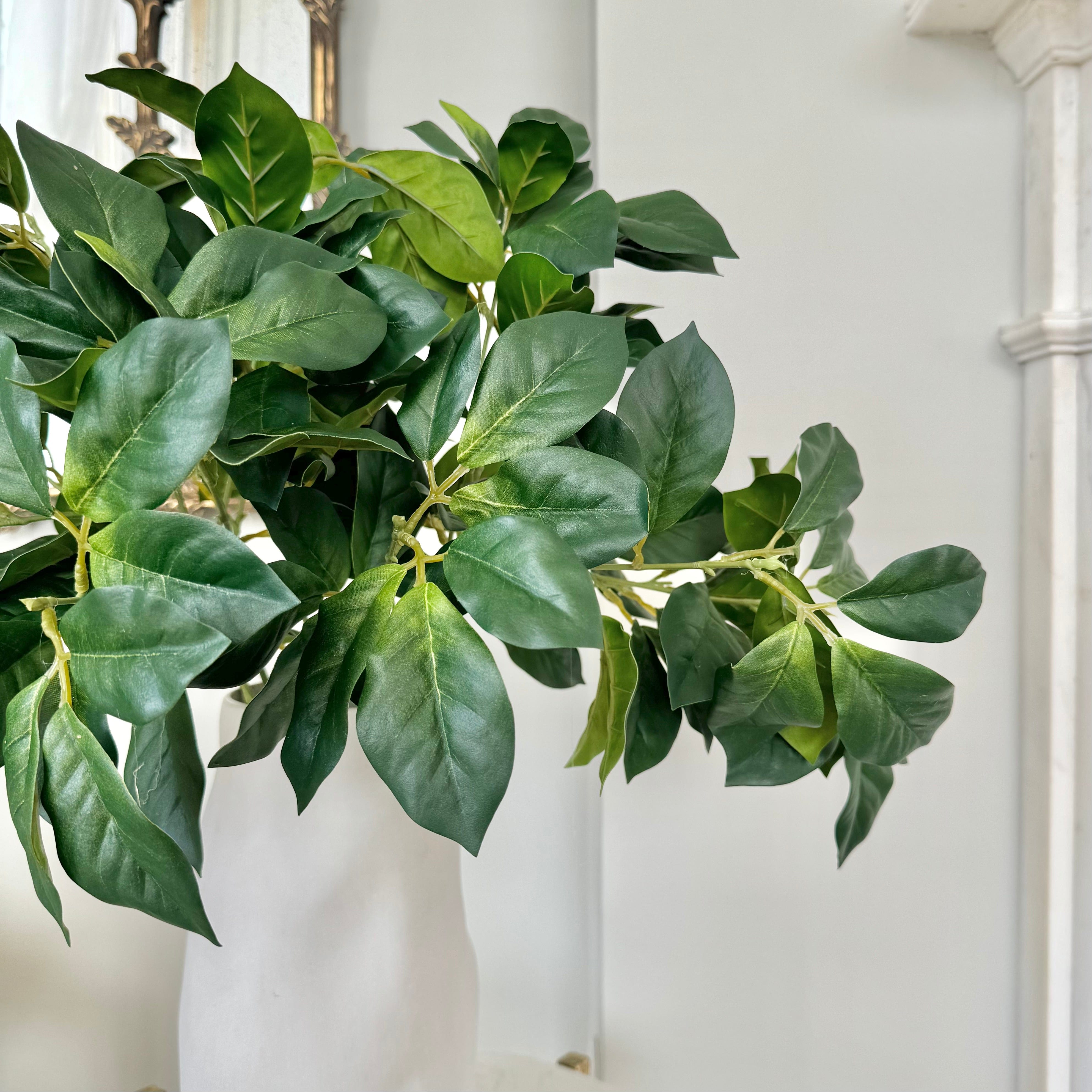 Artificial flowers luxury lifelike faux Artificial Rich Green Foliage Leaves realistic silk single stems buy online from The Faux Flower Company