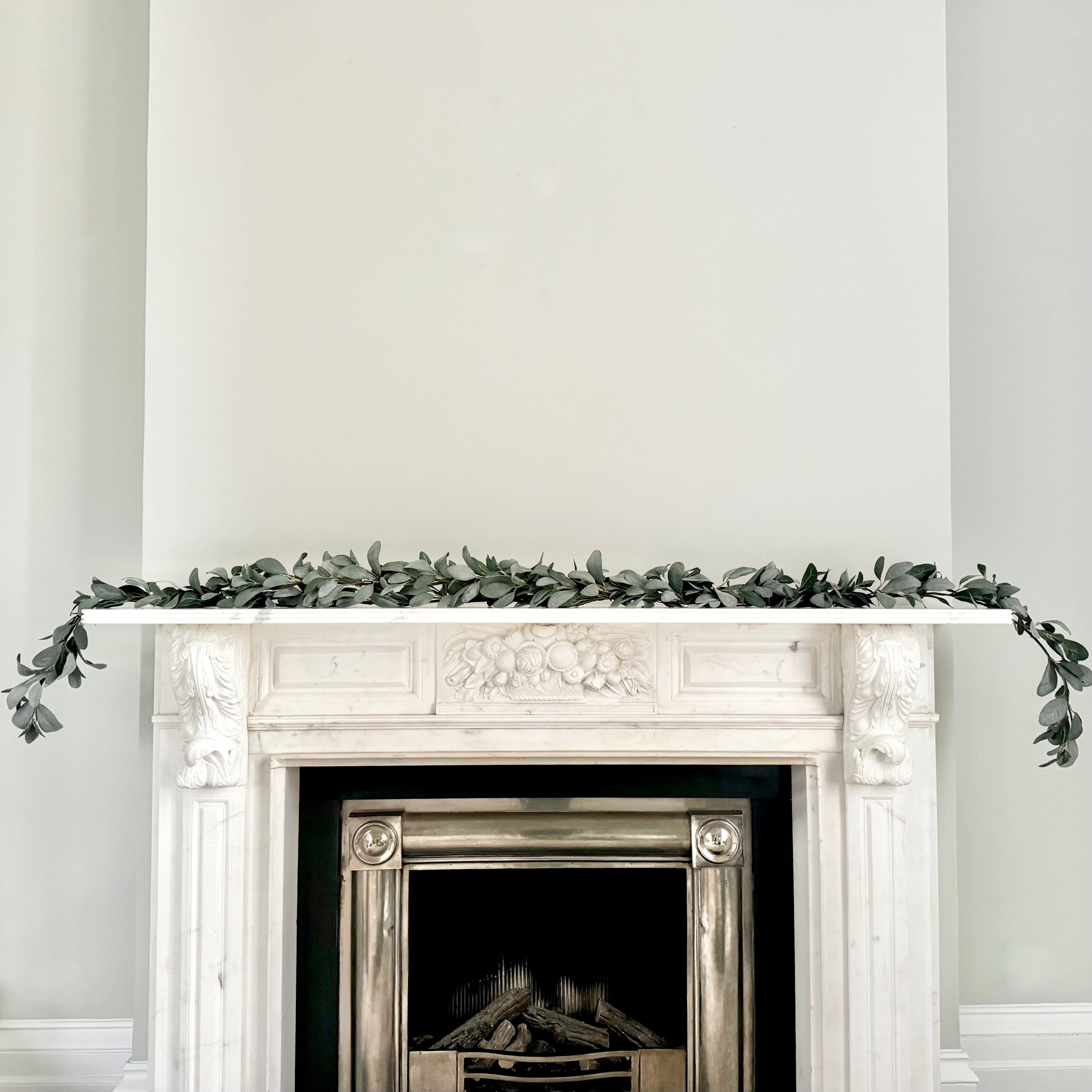 Artificial flowers luxury lifelike faux Artificial Silver Lambs Leaf Garland realistic silk single stems buy online from The Faux Flower Company ABX0708GR