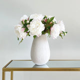 Artificial White Classic Peony