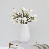 Artificial White Short Magnolia