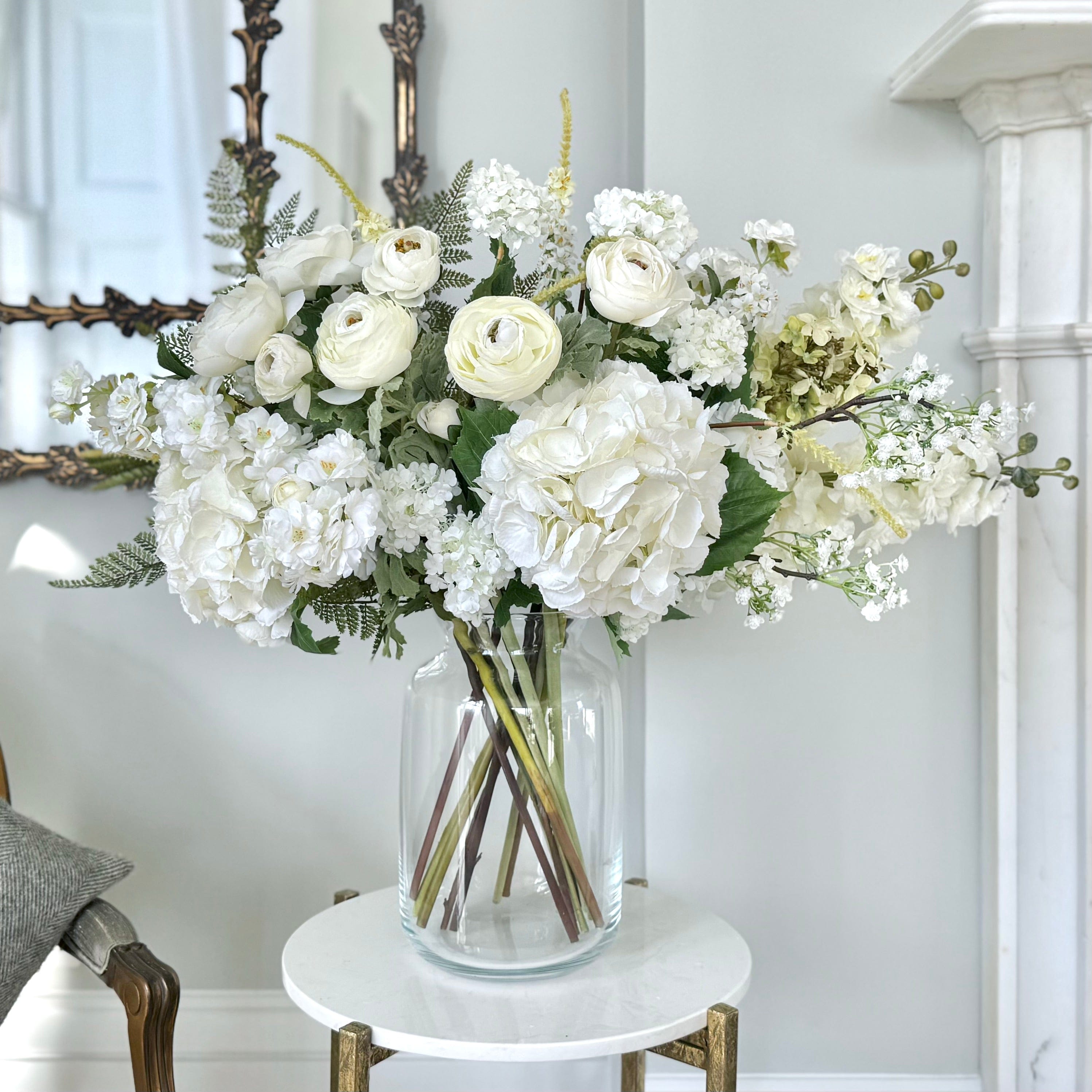 Artificial flowers luxury lifelike faux Blossoming Artificial Flower Bouquet realistic silk bouquet buy online from The Faux Flower Company