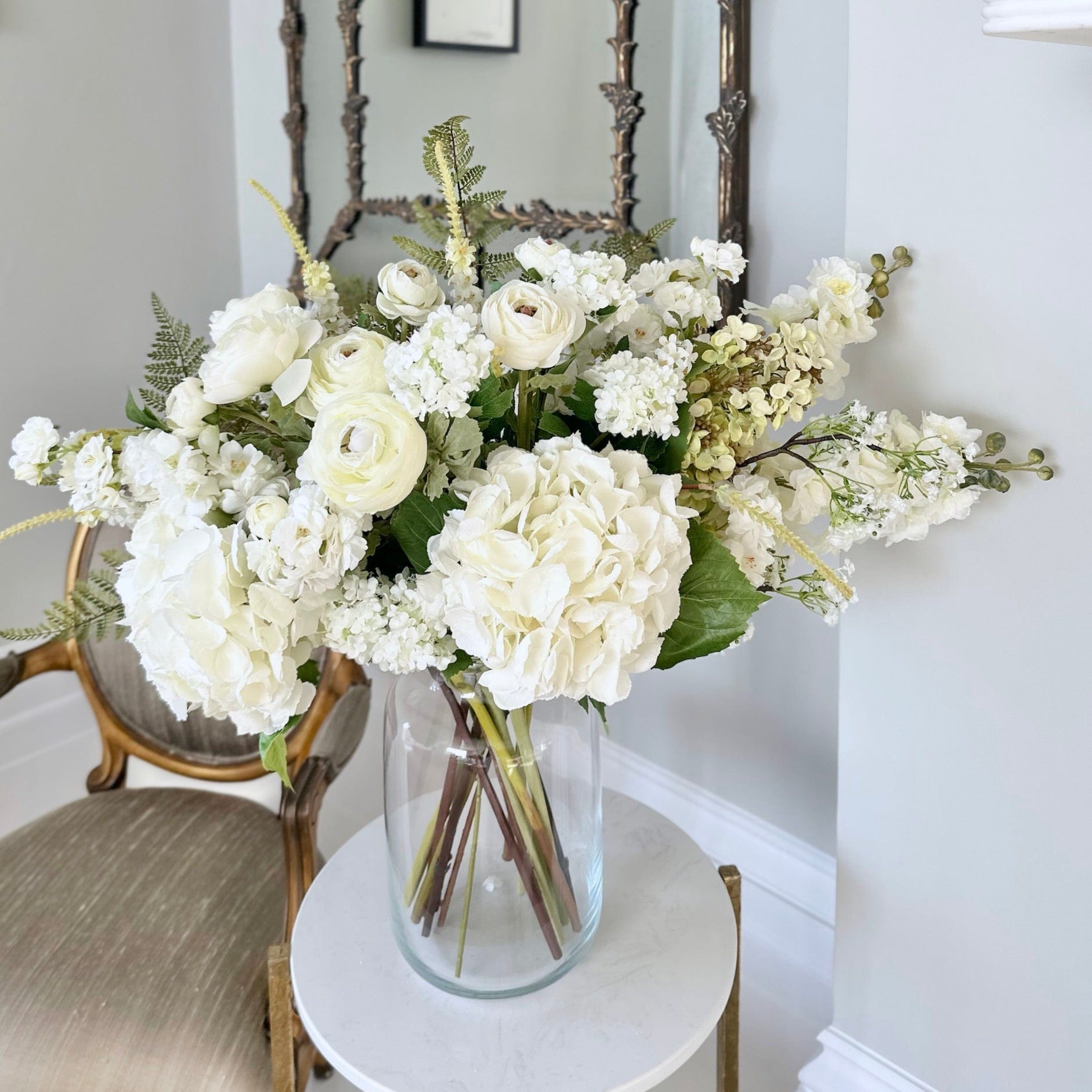 Artificial flowers luxury lifelike faux Blossoming Artificial Flower Bouquet realistic silk bouquet buy online from The Faux Flower Company