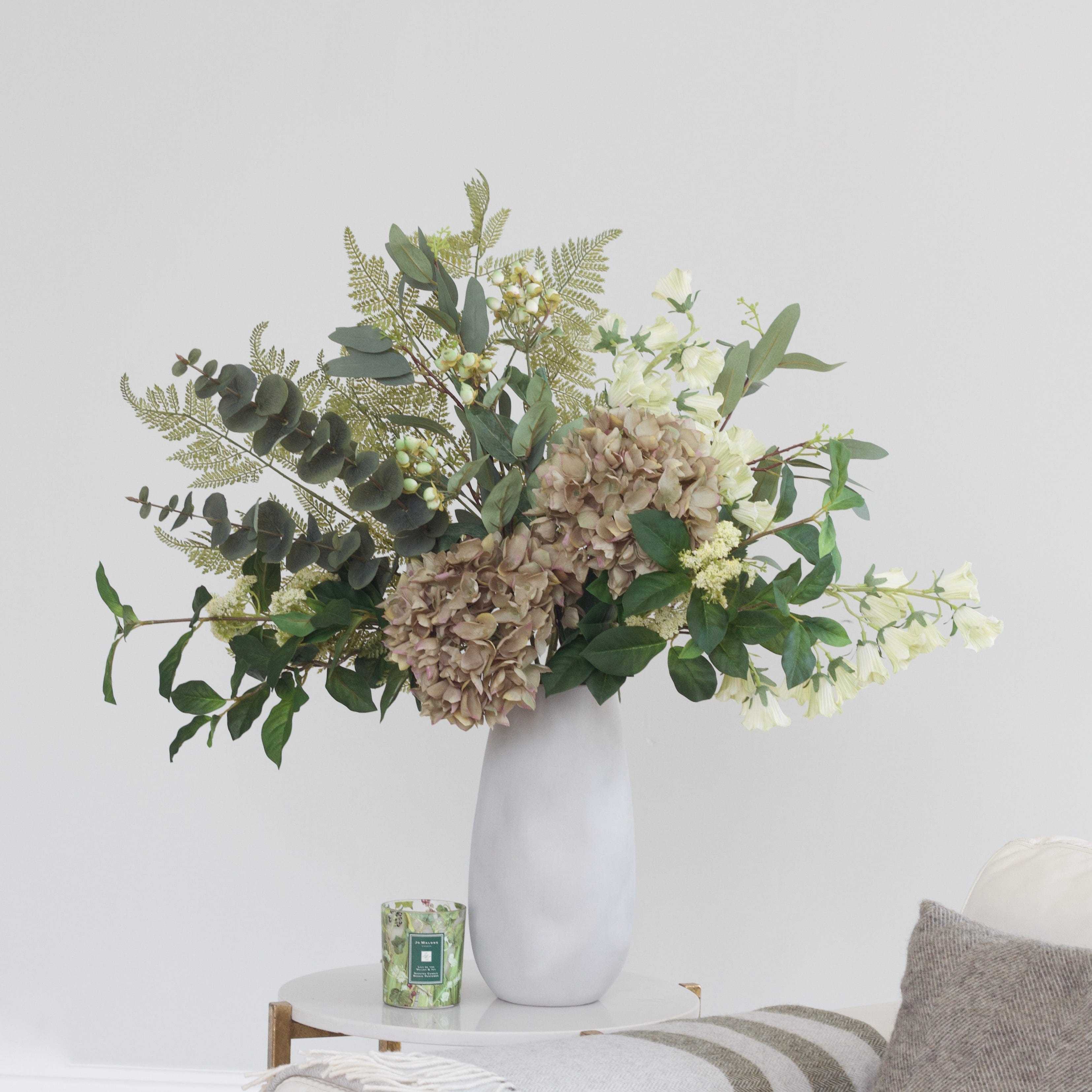 Artificial flowers luxury lifelike faux Feeling Ferny Artificial Flower Arrangement realistic silk bouquet buy online from The Faux Flower Company