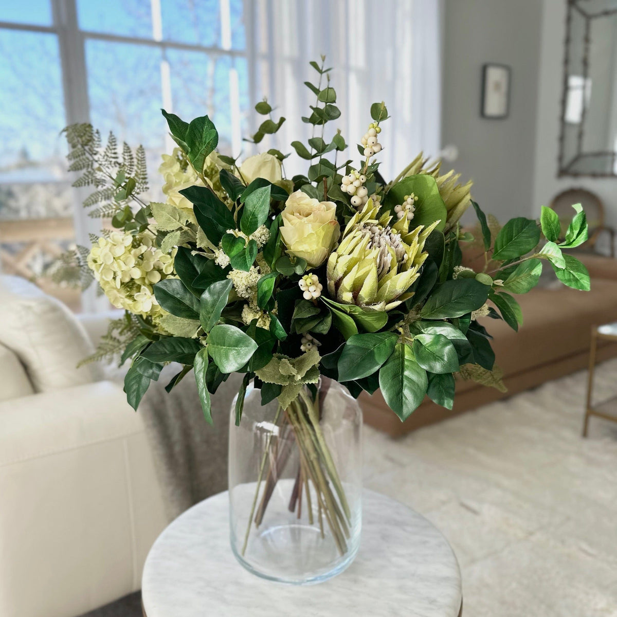 Realistic Nice & Native Artificial Flower Arrangement by The Faux Flower Company