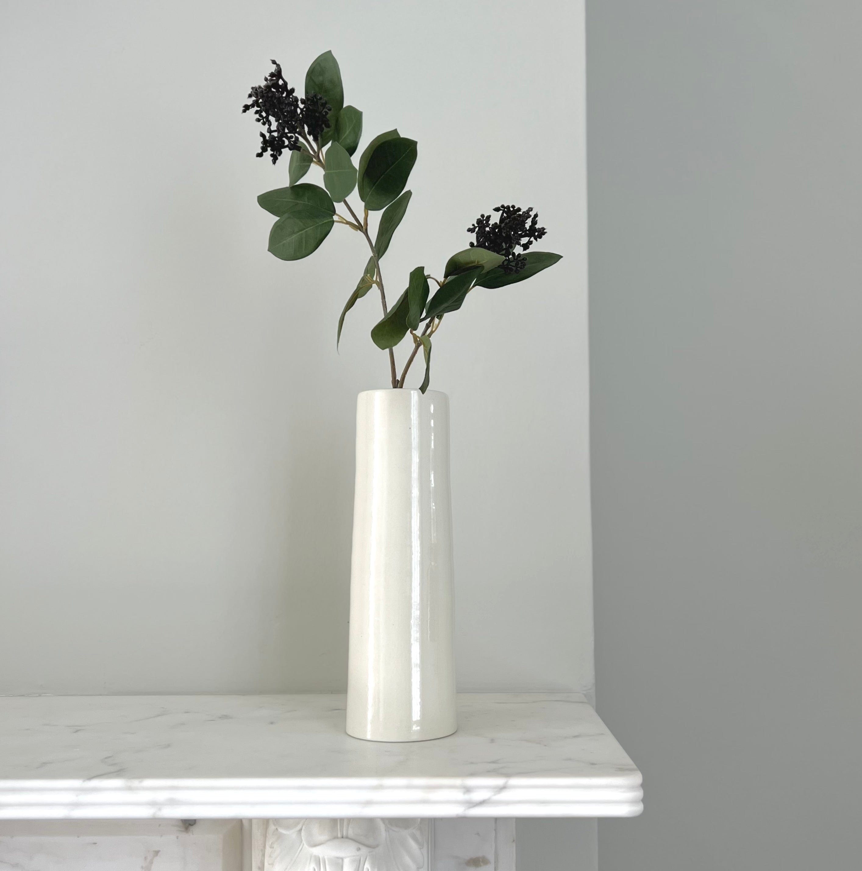 Artificial flowers luxury lifelike faux Prestbury Vase realistic silk Vases buy online from The Faux Flower Company ABP1828