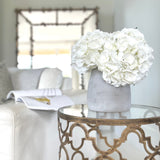 White Artificial Hydrangea Arrangement