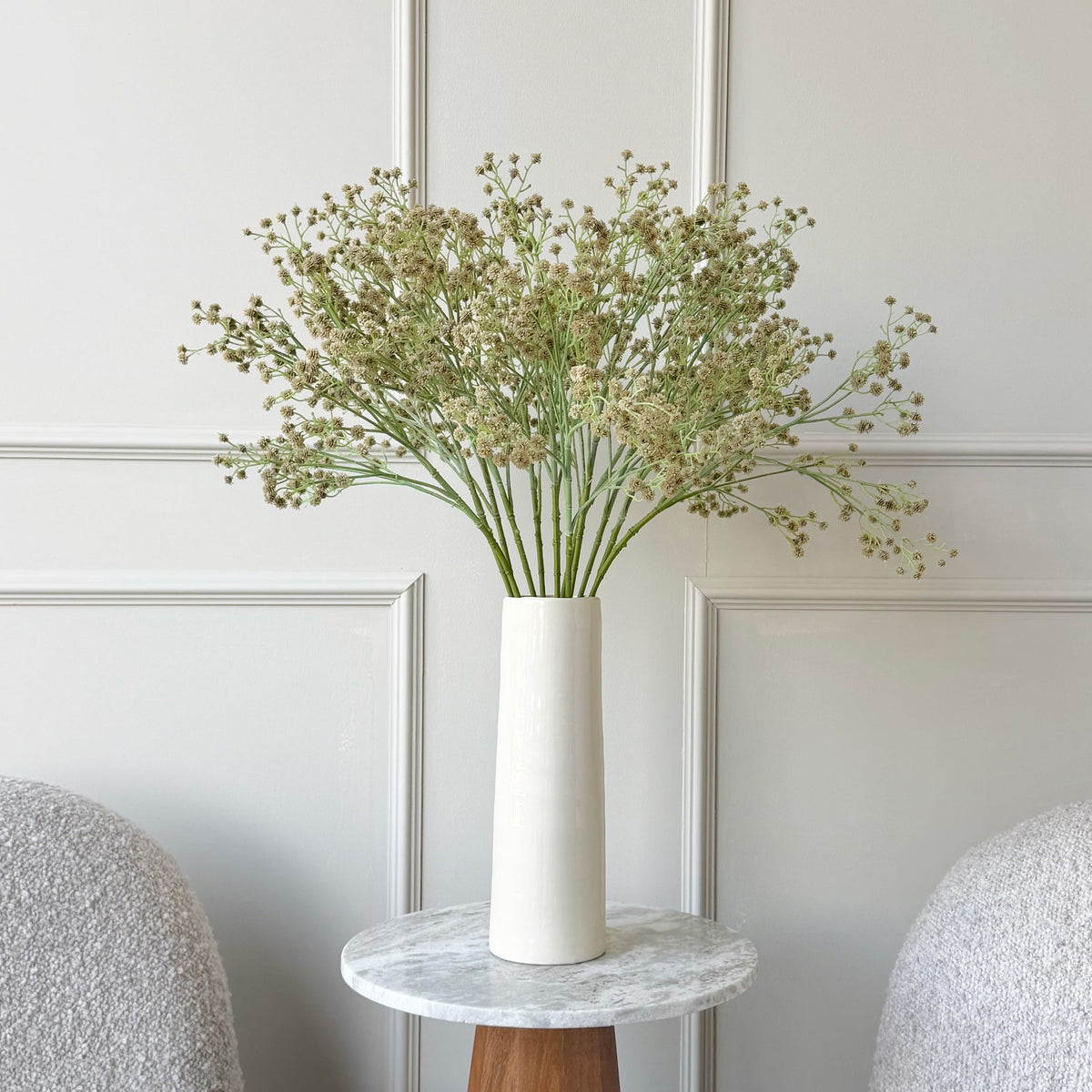 Realistic Artificial Green Gypsophila Spray ABX1882GR by The Faux Flower Company