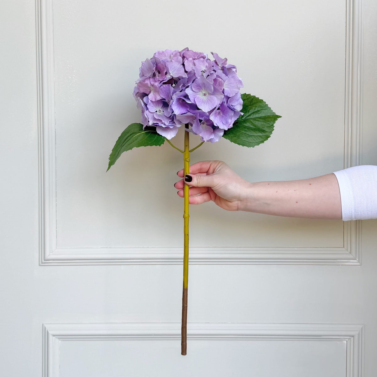 Realistic Artificial Lilac Purple Mophead Hydrangea ABX2502LPU by The Faux Flower Company