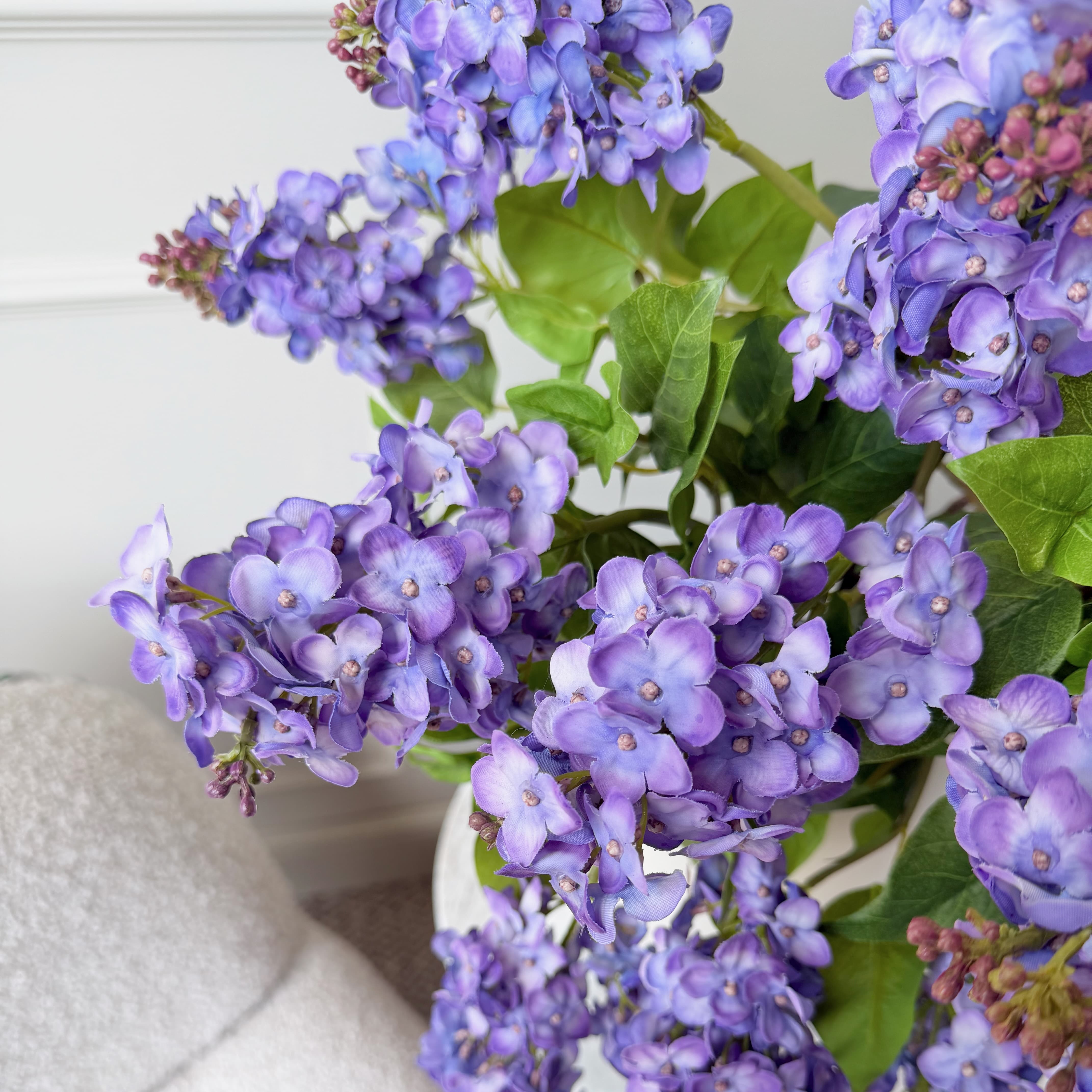 Realistic Artificial Purple Lilac Spray ABY2361PU by The Faux Flower Company
