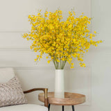 Artificial Yellow Oncidium Orchid