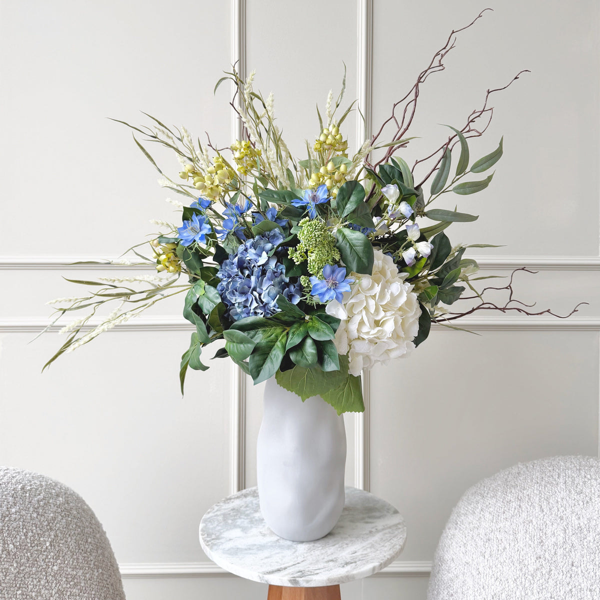Realistic Rive Gauche Artificial Flower Arrangement by The Faux Flower Company