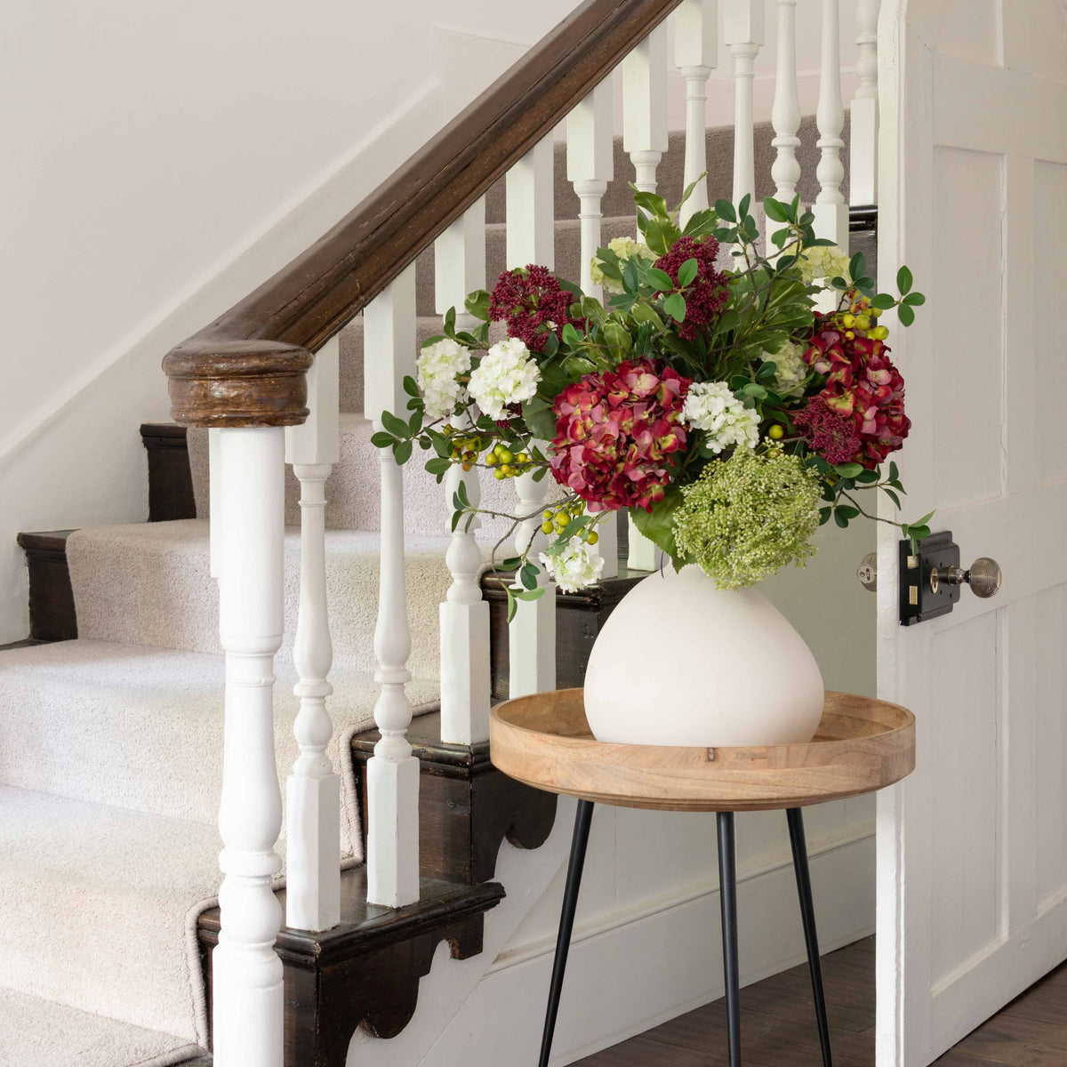 Realistic Winter Aura Arrangement by The Faux Flower Company