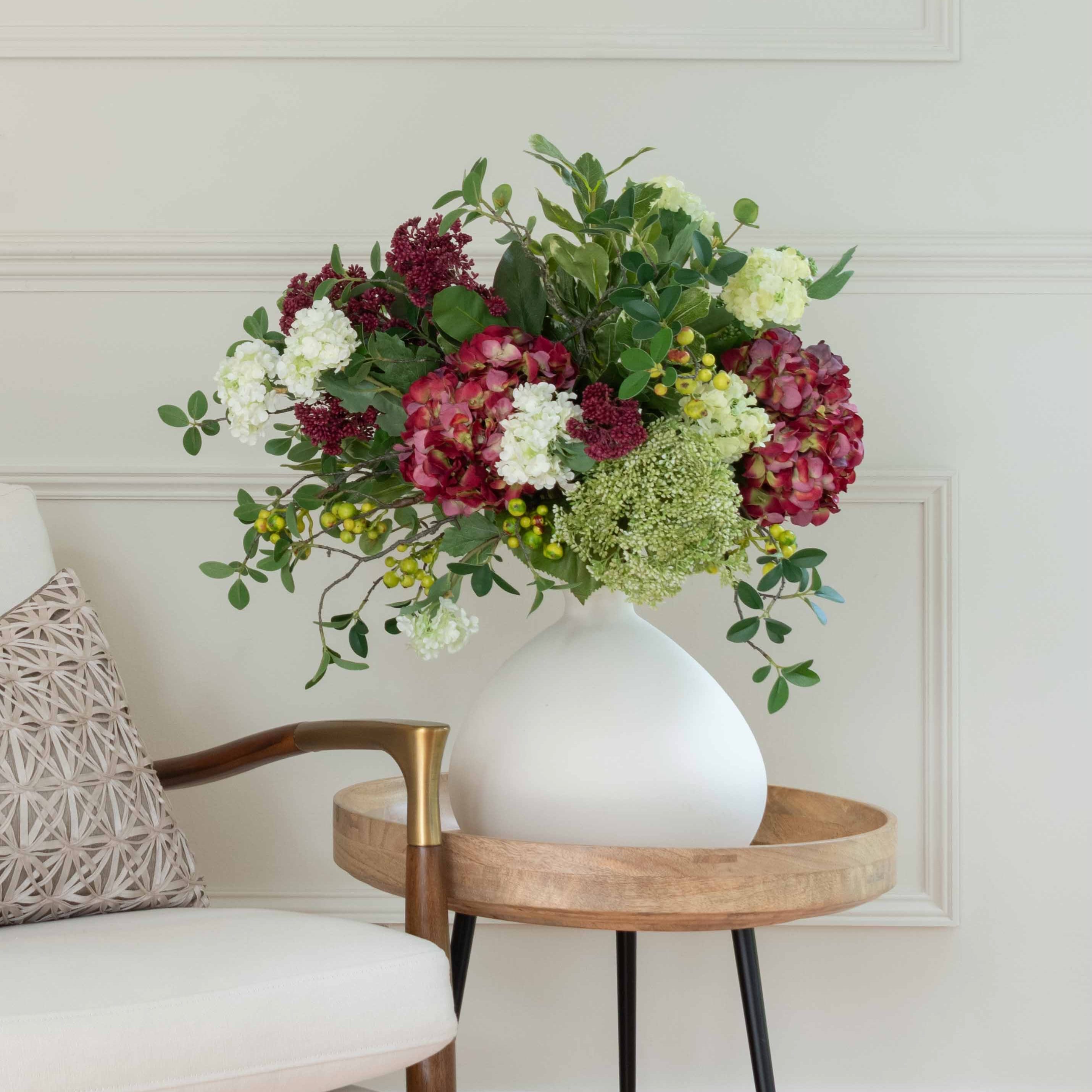 Realistic Winter Aura Arrangement by The Faux Flower Company