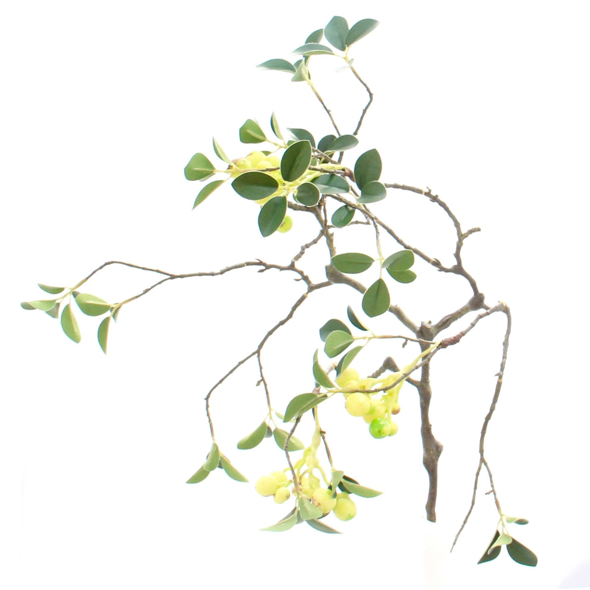 Artificial flowers luxury lifelike faux Artificial Green Berry Spray realistic silk single stems buy online from The Faux Flower Company