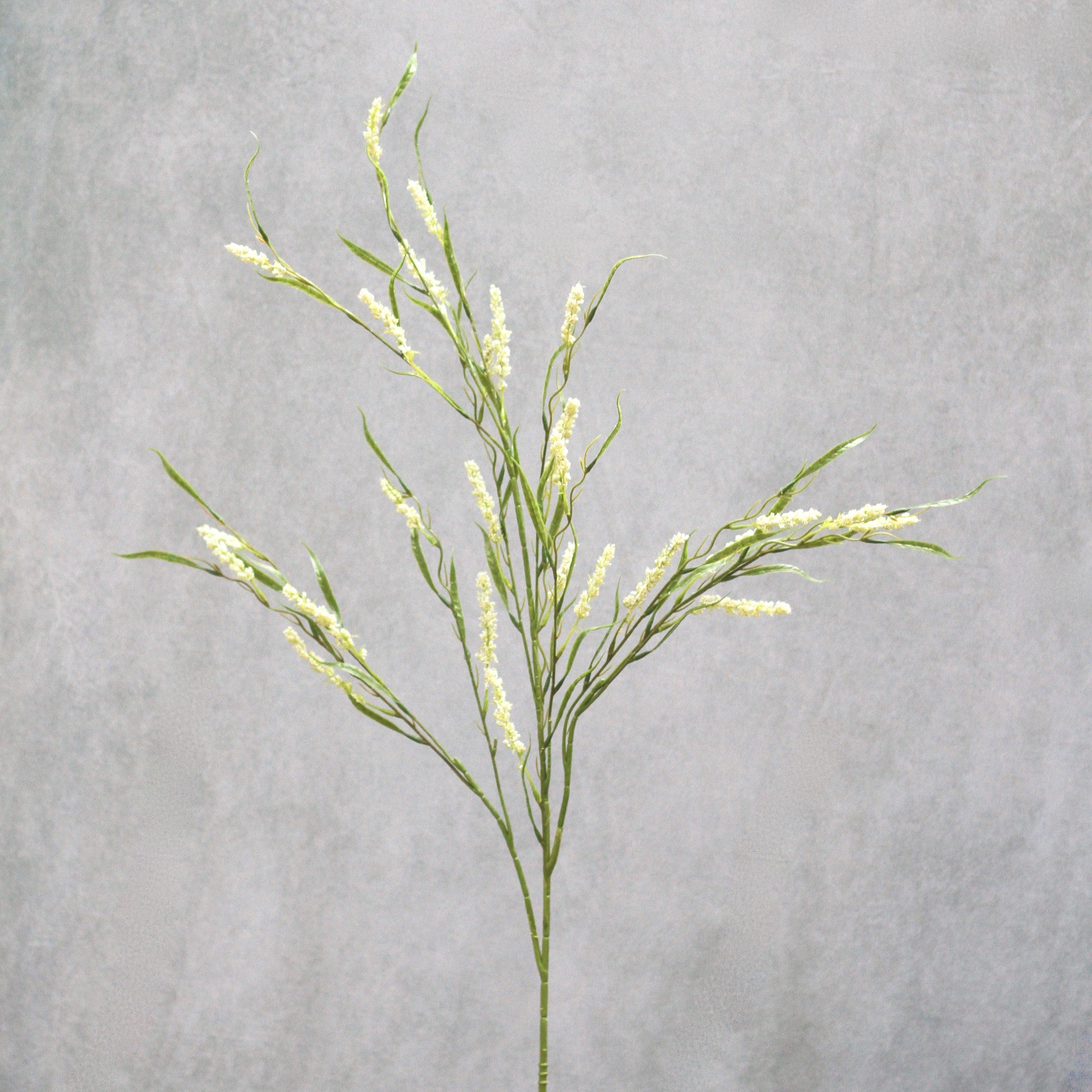 Artificial flowers luxury lifelike faux Artificial Green Tall Foxtail Grass realistic silk single stems buy online from The Faux Flower Company