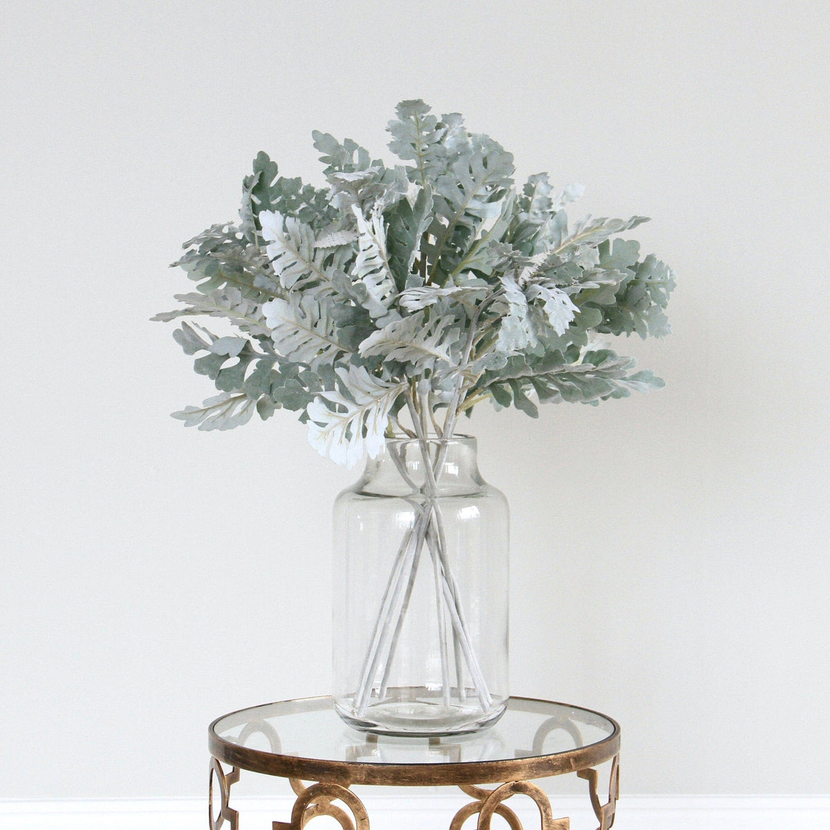 Realistic Artificial Silver Senecio Leaf ABX5083GR by The Faux Flower Company