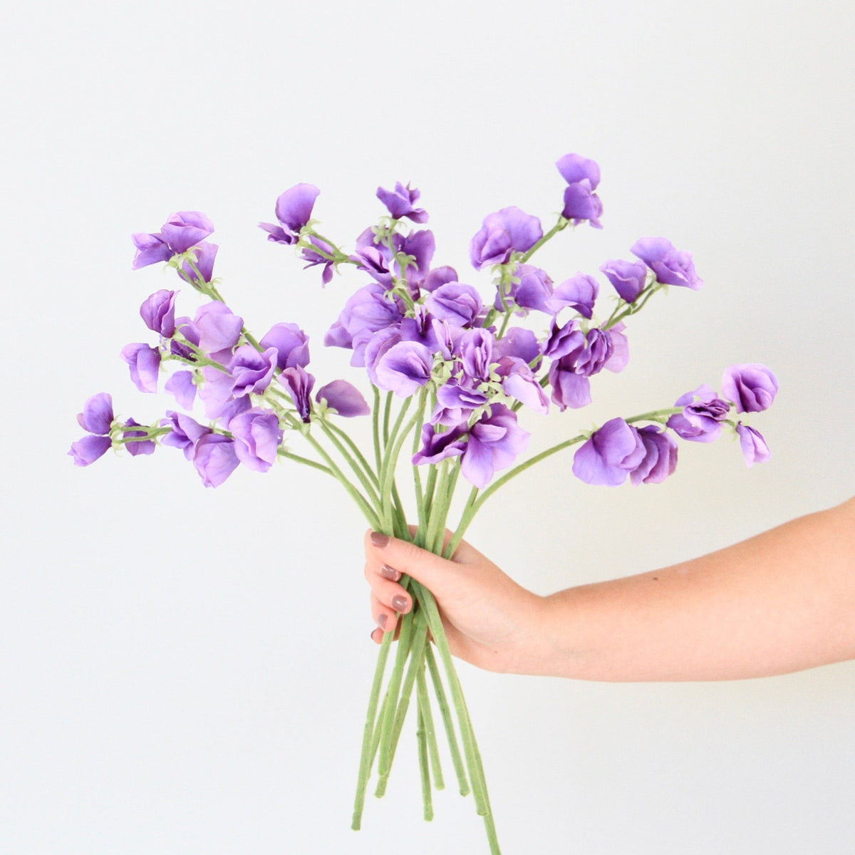 Realistic Artificial Small Dark Purple Sweet Pea ABX1262DPU by The Faux Flower Company
