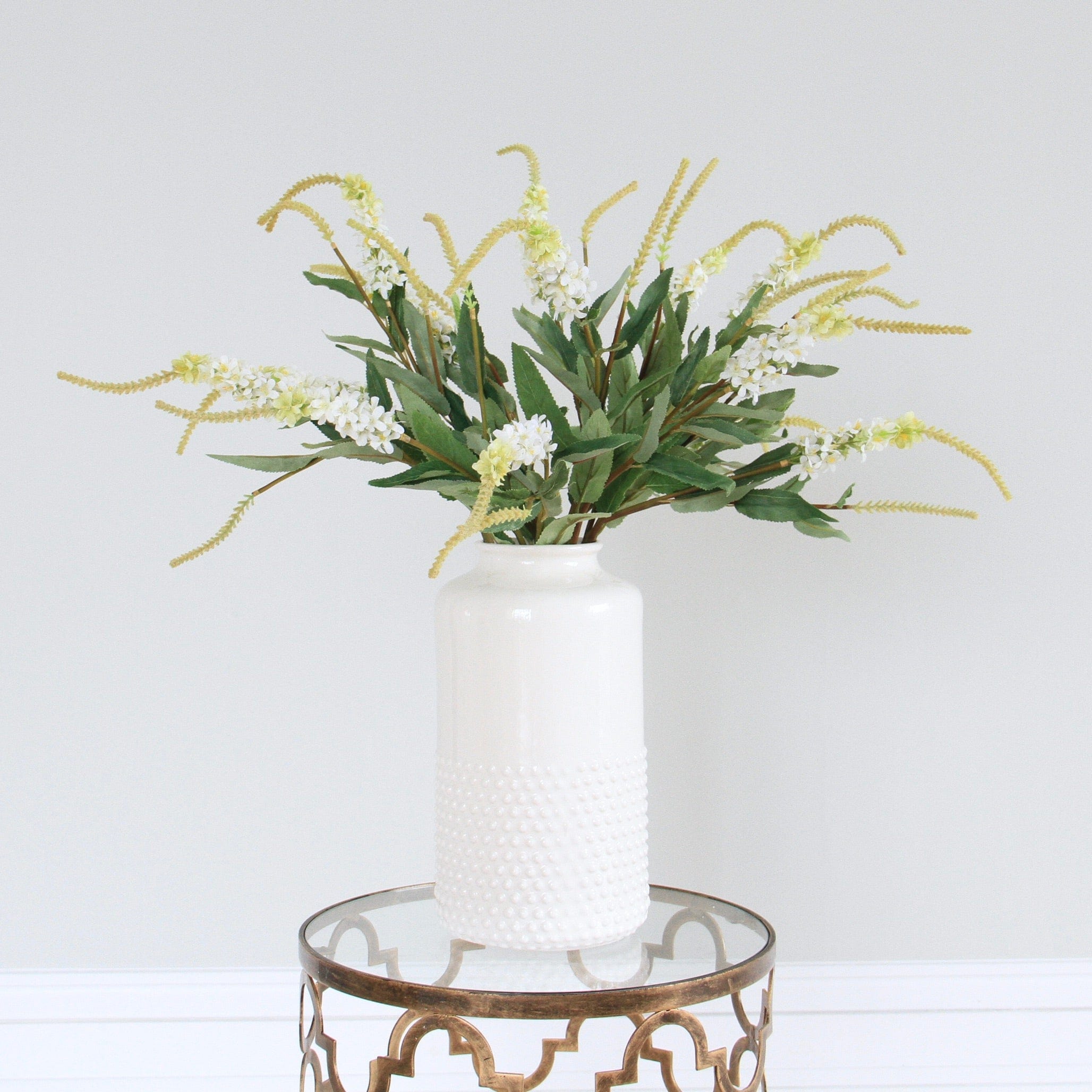 Artificial flowers luxury lifelike faux Artificial White Sage Plant realistic silk single stems buy online from The Faux Flower Company