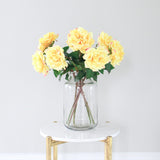 Artificial Yellow Garden Rose