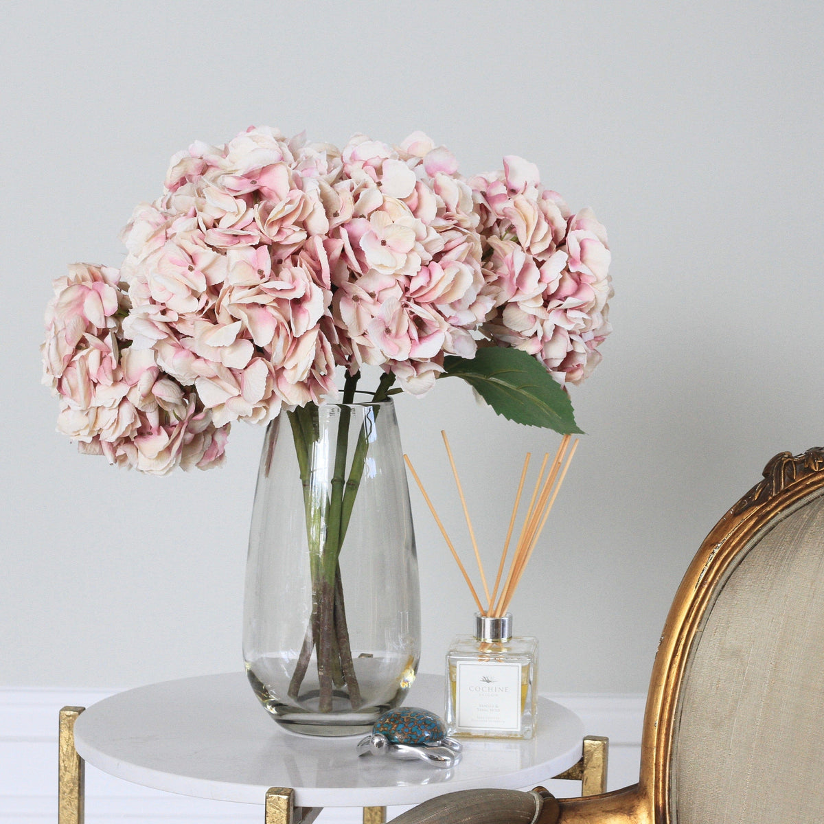 Realistic Clear Elegant Vase - Medium ABV2955 by The Faux Flower Company